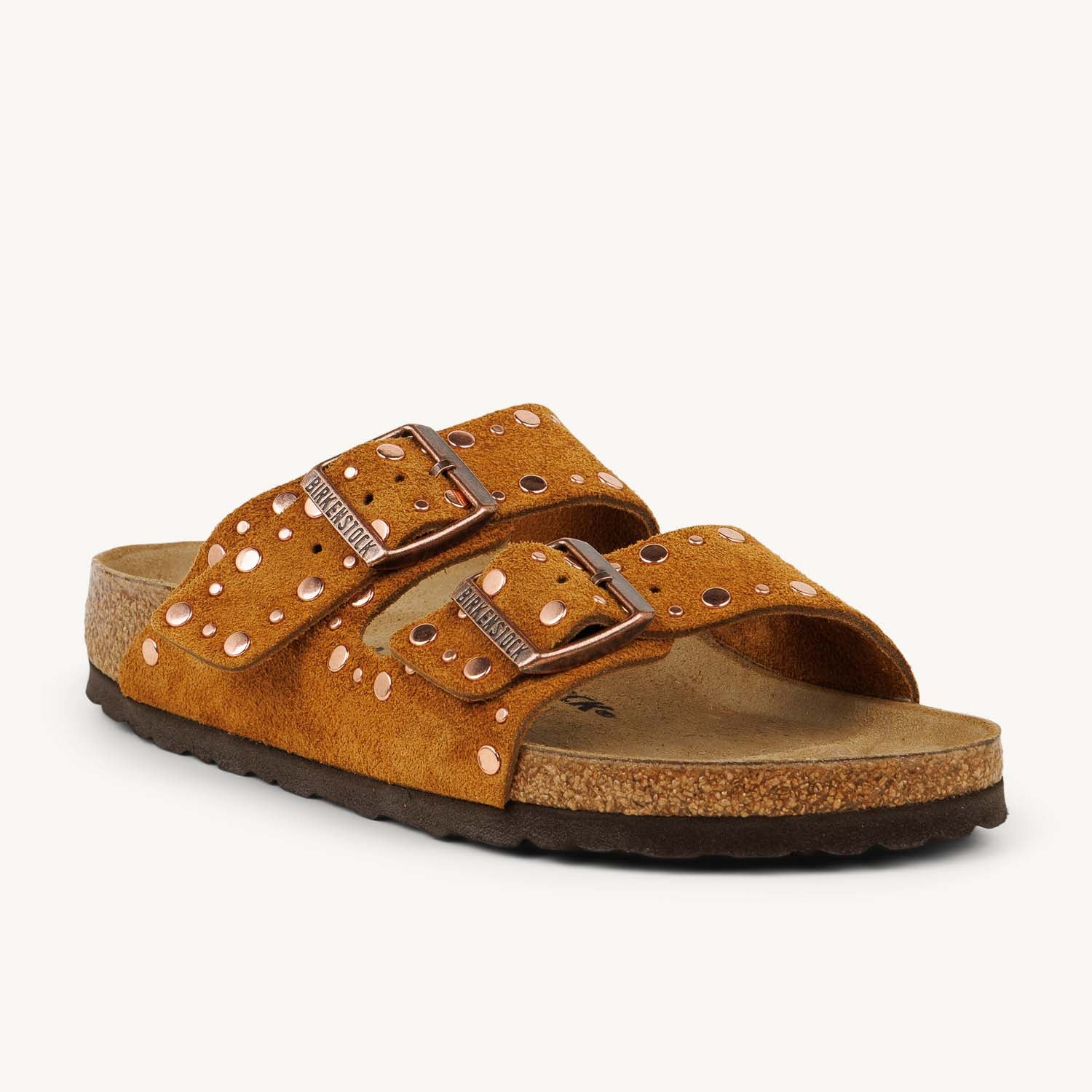 Mules Femme BIRKENSTOCK ARIZONA RIVET Marron