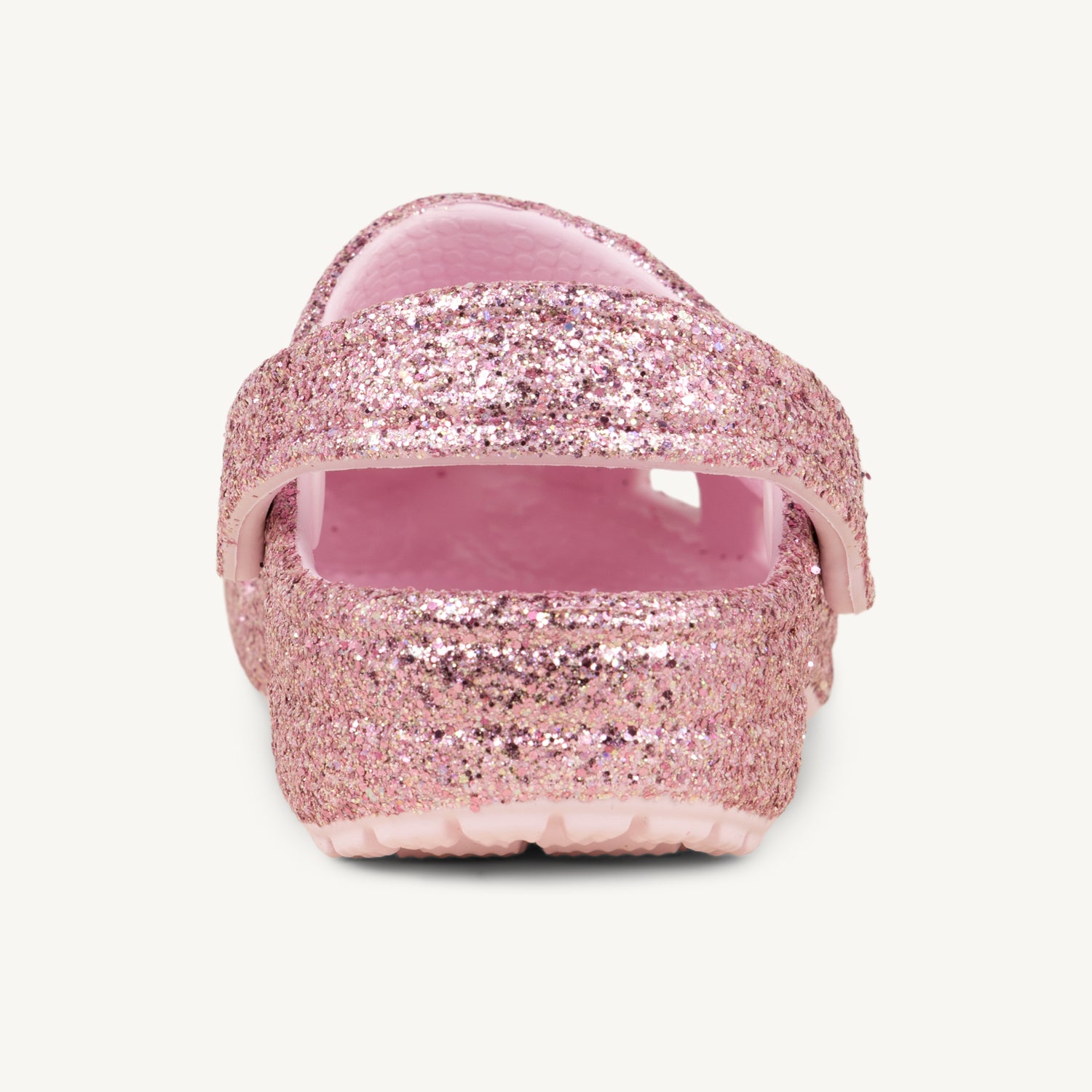 Tongs et Crocs Enfant CROCS CLASSIC CHUNKY GLITTER Rose