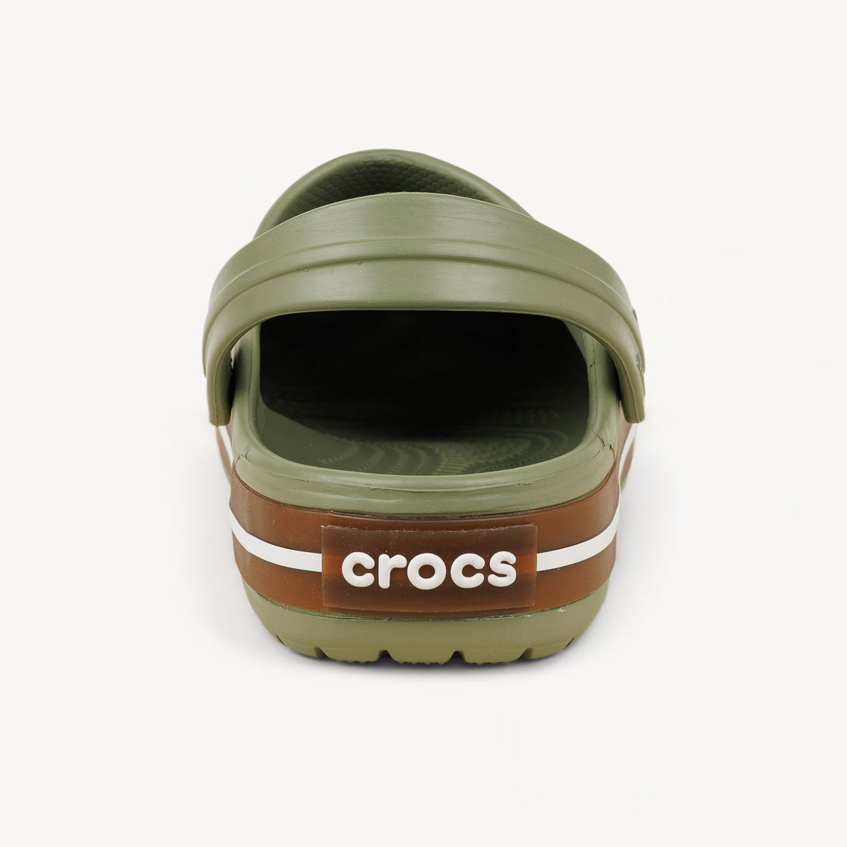 Tongs et Crocs Homme CROCS CROCBAND GUM Kaki