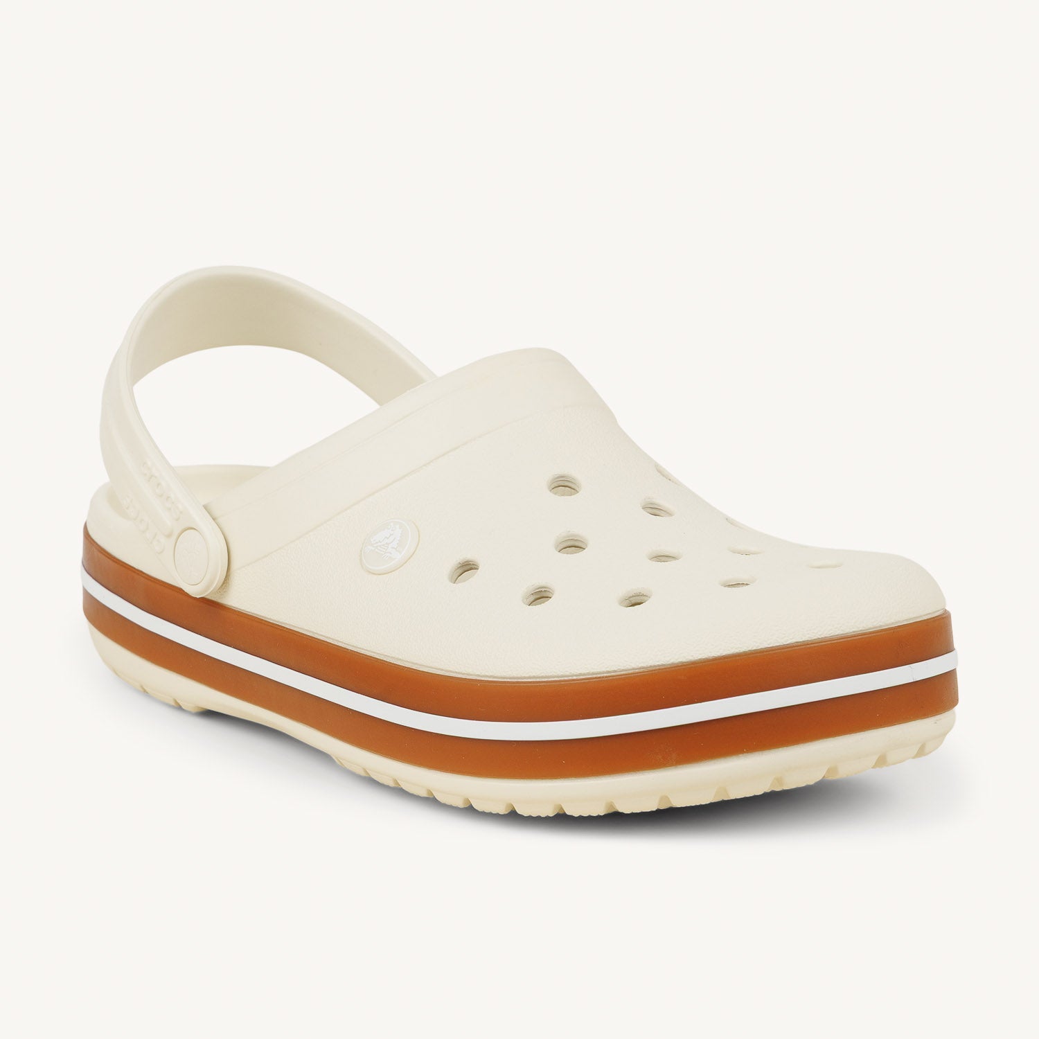 Tongs et Crocs Homme CROCS CROCBAND GUM Blanc