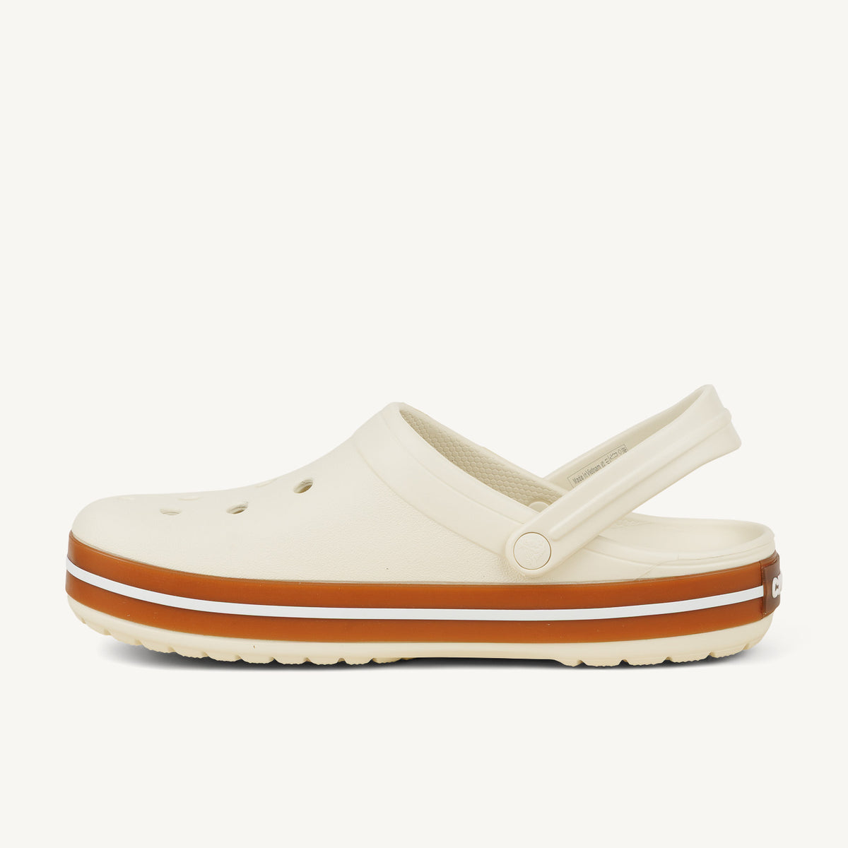 Tongs et Crocs Homme CROCS CROCBAND GUM Blanc