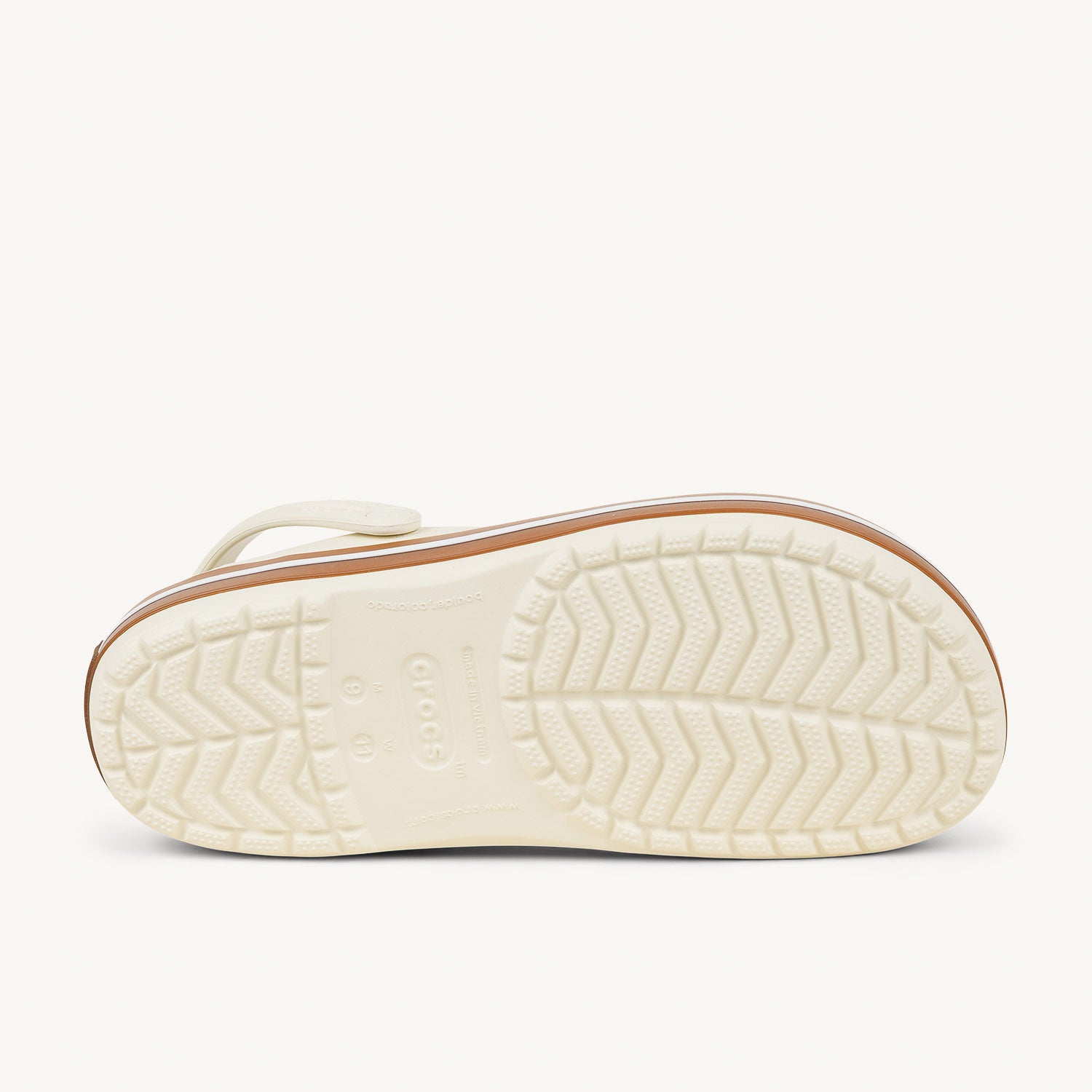Tongs et Crocs Homme CROCS CROCBAND GUM Blanc