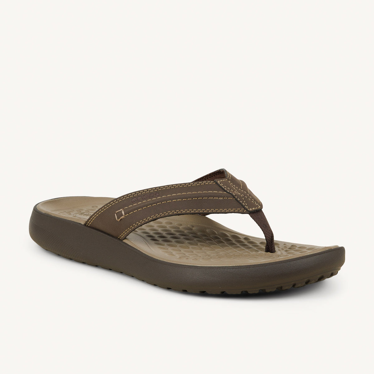 Tongs et Crocs Homme CROCS YUKON VISTA 2LR FLIP Marron