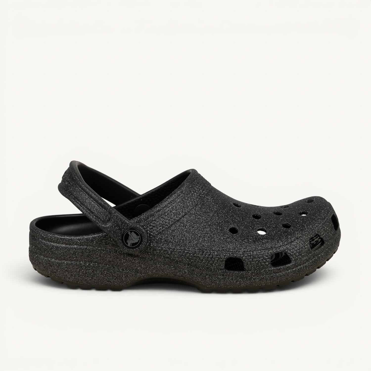 Tongs et crocs Femme CROCS CLASSIC GLITTER Noir