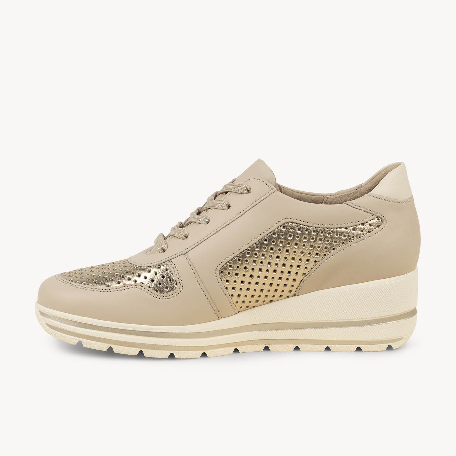 Baskets Femme MOBILS BY MEPHISTO ABBY PERF Beige