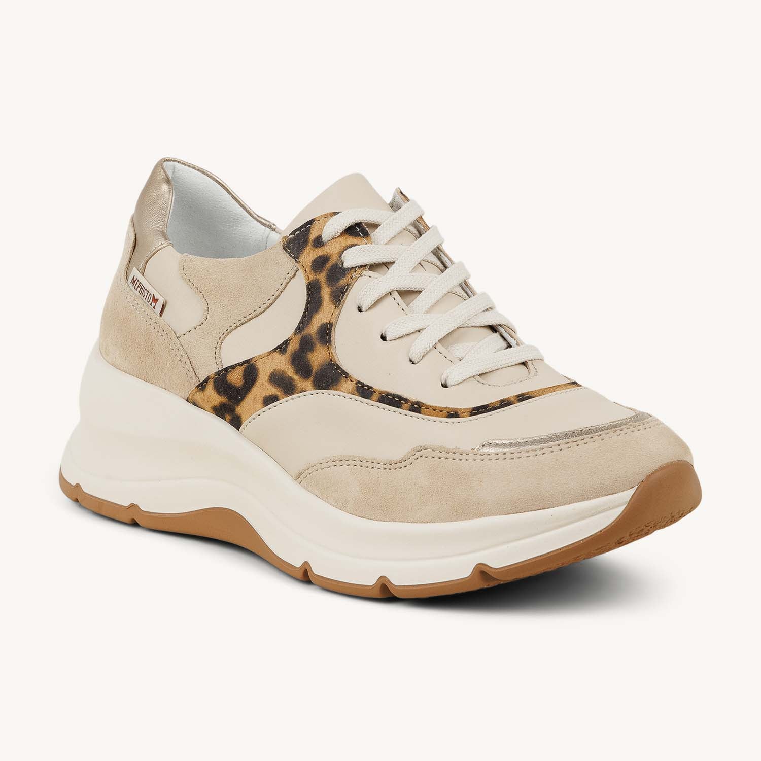 Baskets Femme MEPHISTO HALBANE Beige