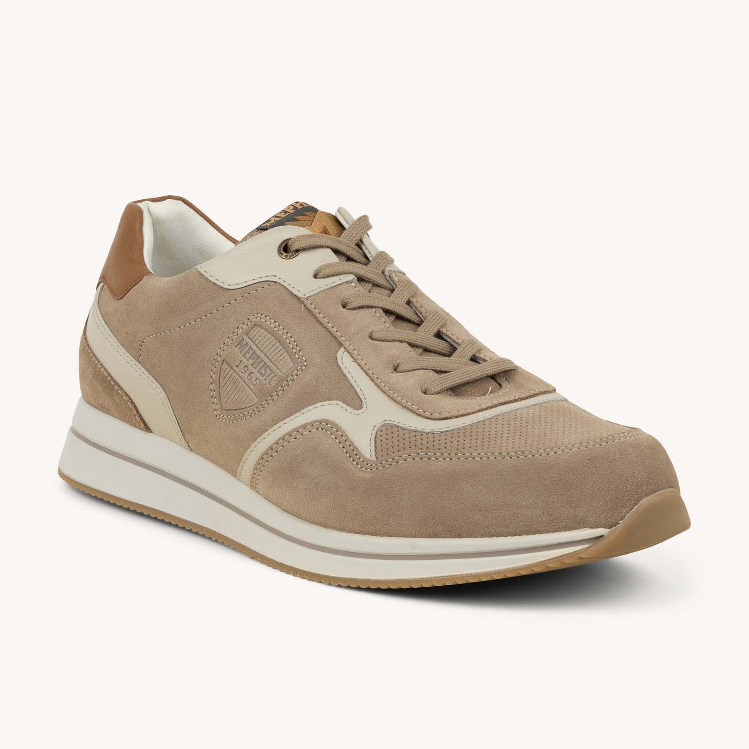 Baskets Homme MEPHISTO GARCIA Beige
