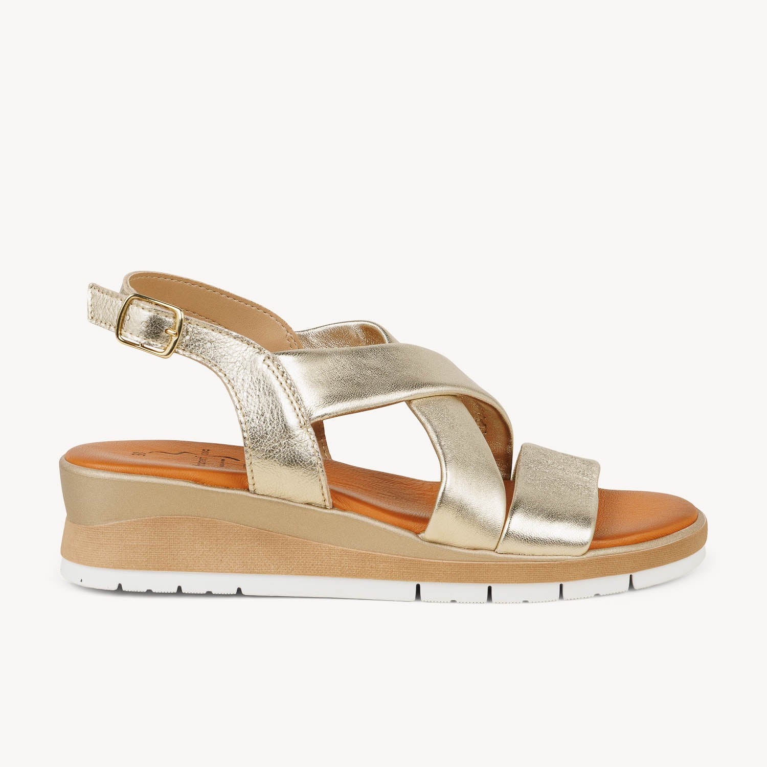 Sandales Femme ELUE PAR NOUS ZEBY Or/Bronze