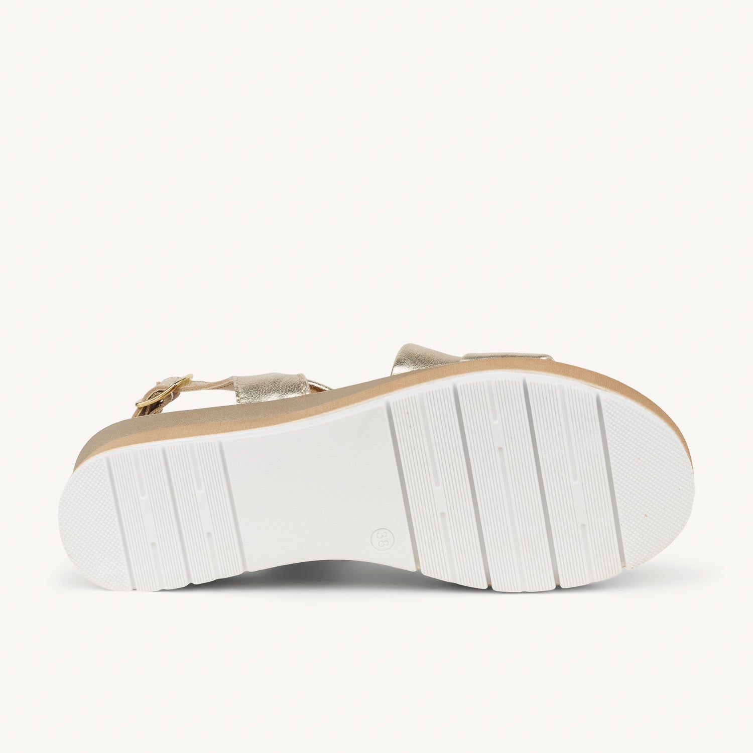 Sandales Femme ELUE PAR NOUS ZEBY Or/Bronze