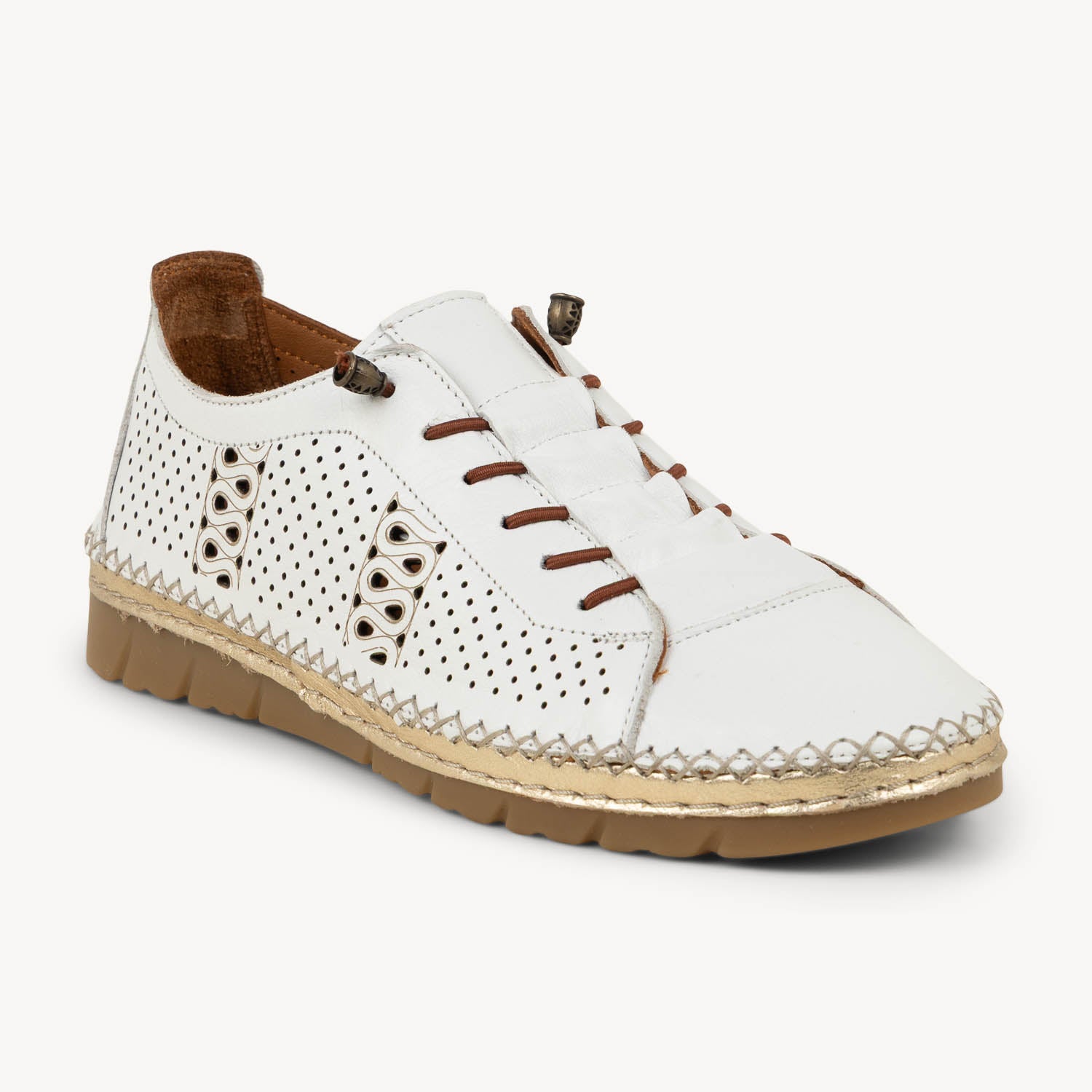 Baskets Femme ELUE PAR NOUS ZEVEUPA 7292902 Blanc