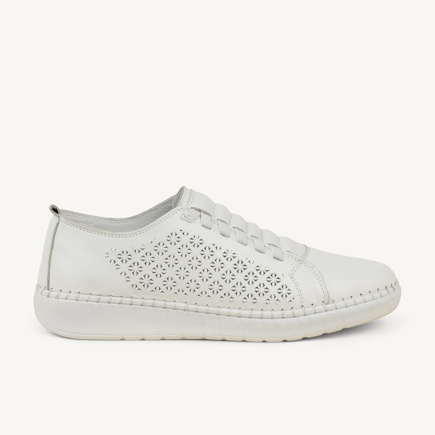 Baskets Femme ELUE PAR NOUS ZIGALI Blanc
