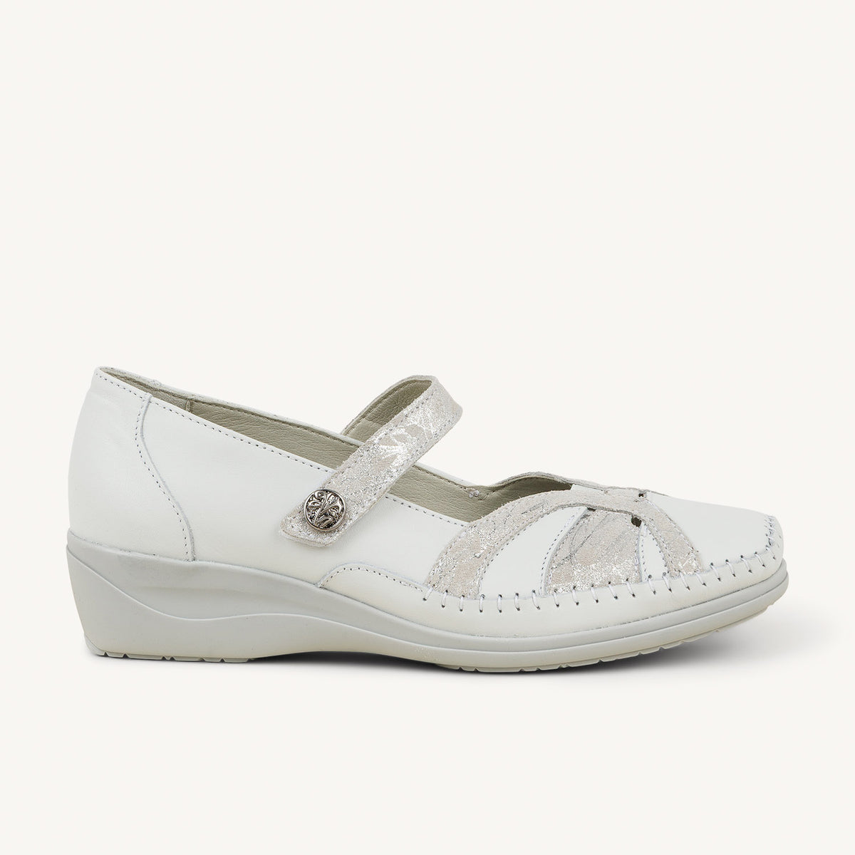 Ballerines et babies Femme NATURFORM KIASOLI Blanc