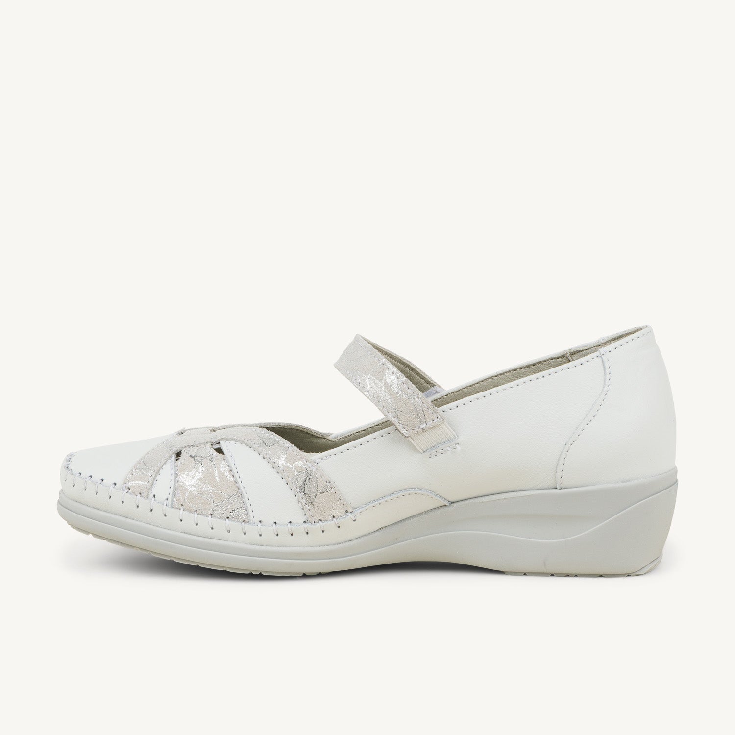 Ballerines et babies Femme NATURFORM KIASOLI Blanc