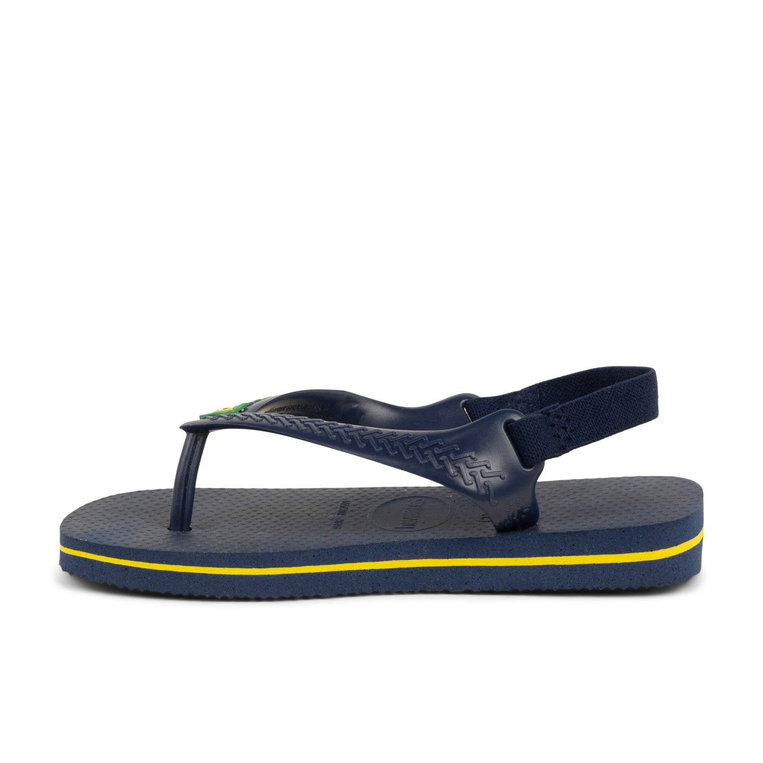 Tongs et Crocs Enfant HAVAIANAS BABY BRASIL LOGO Bleu
