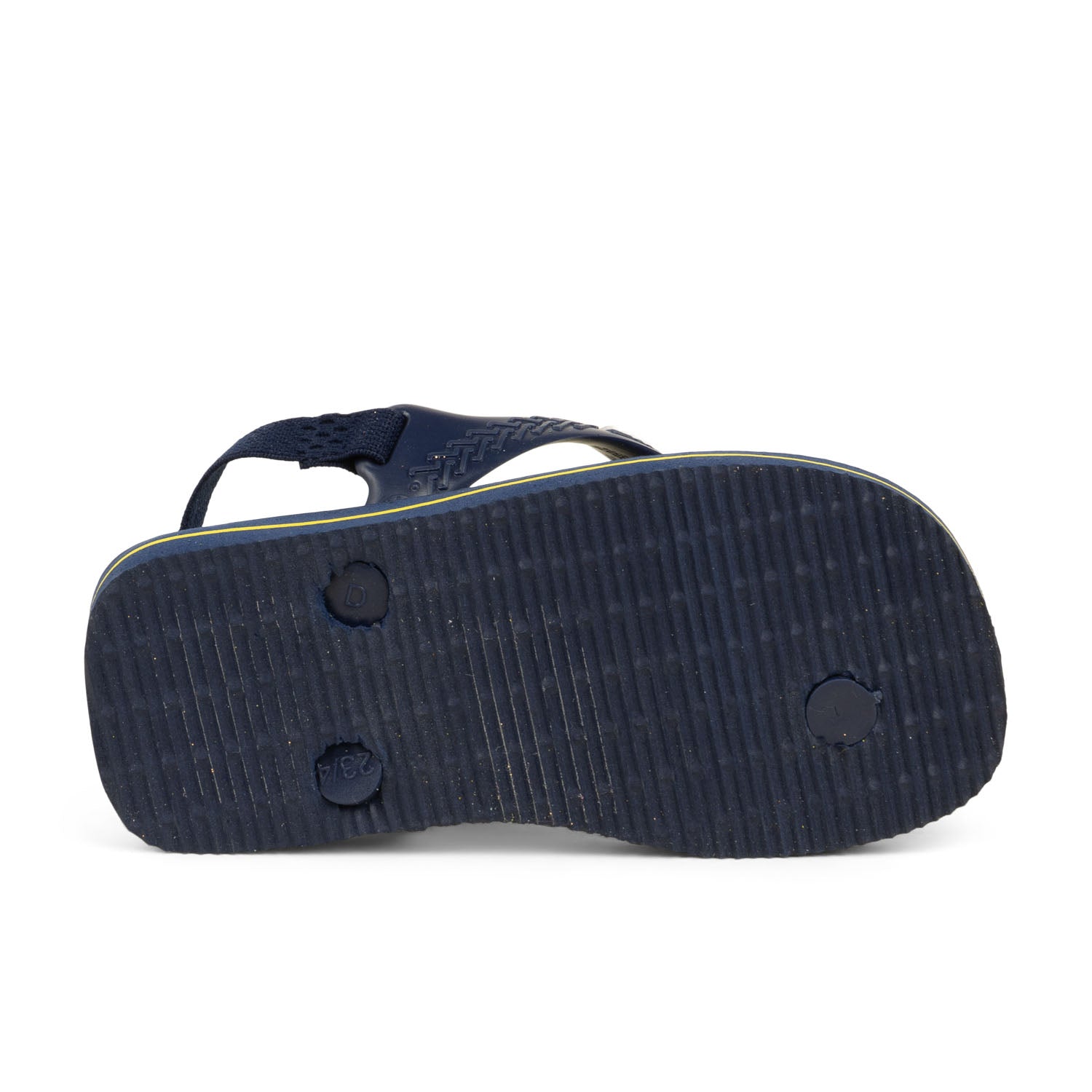 Tongs et Crocs Enfant HAVAIANAS BABY BRASIL LOGO Bleu