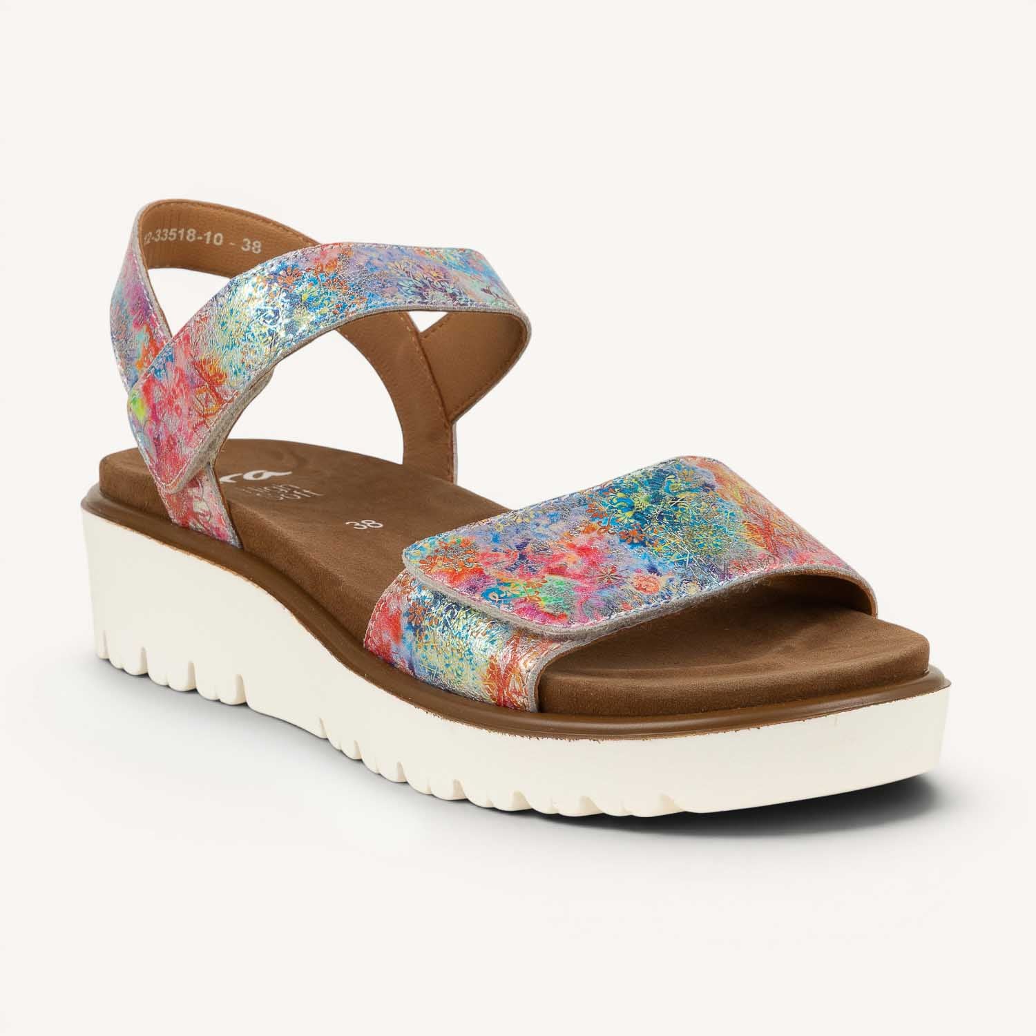 Sandales Femme ARA 1233518 - ARAFLEUR Multicolore