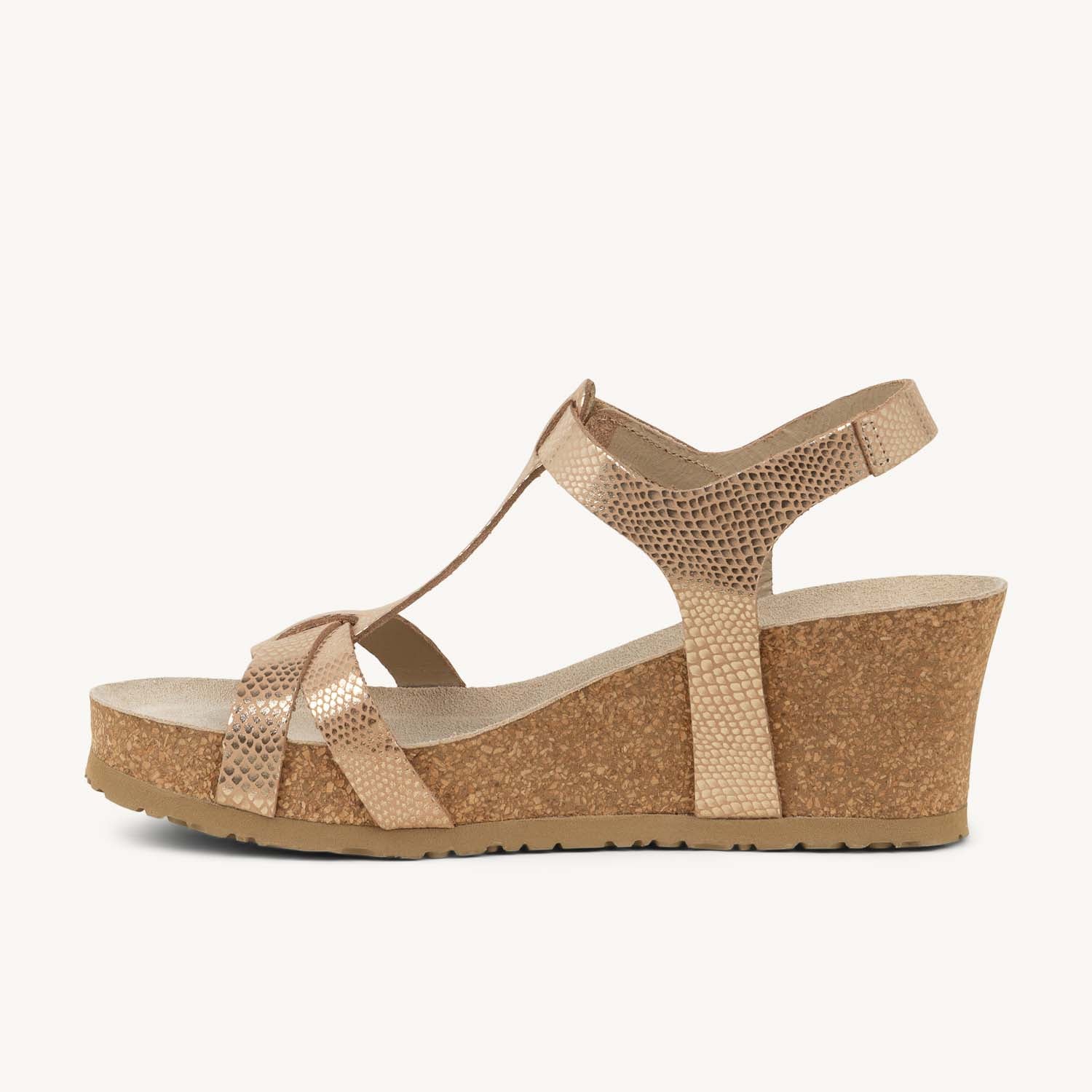 Sandales Femme MEPHISTO LIVIANE Or/Bronze