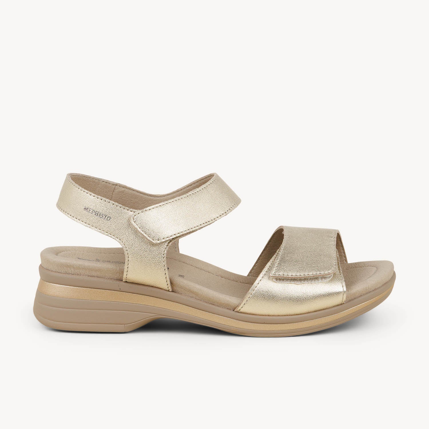 Sandales Femme MEPHISTO FLORALINE Or/Bronze