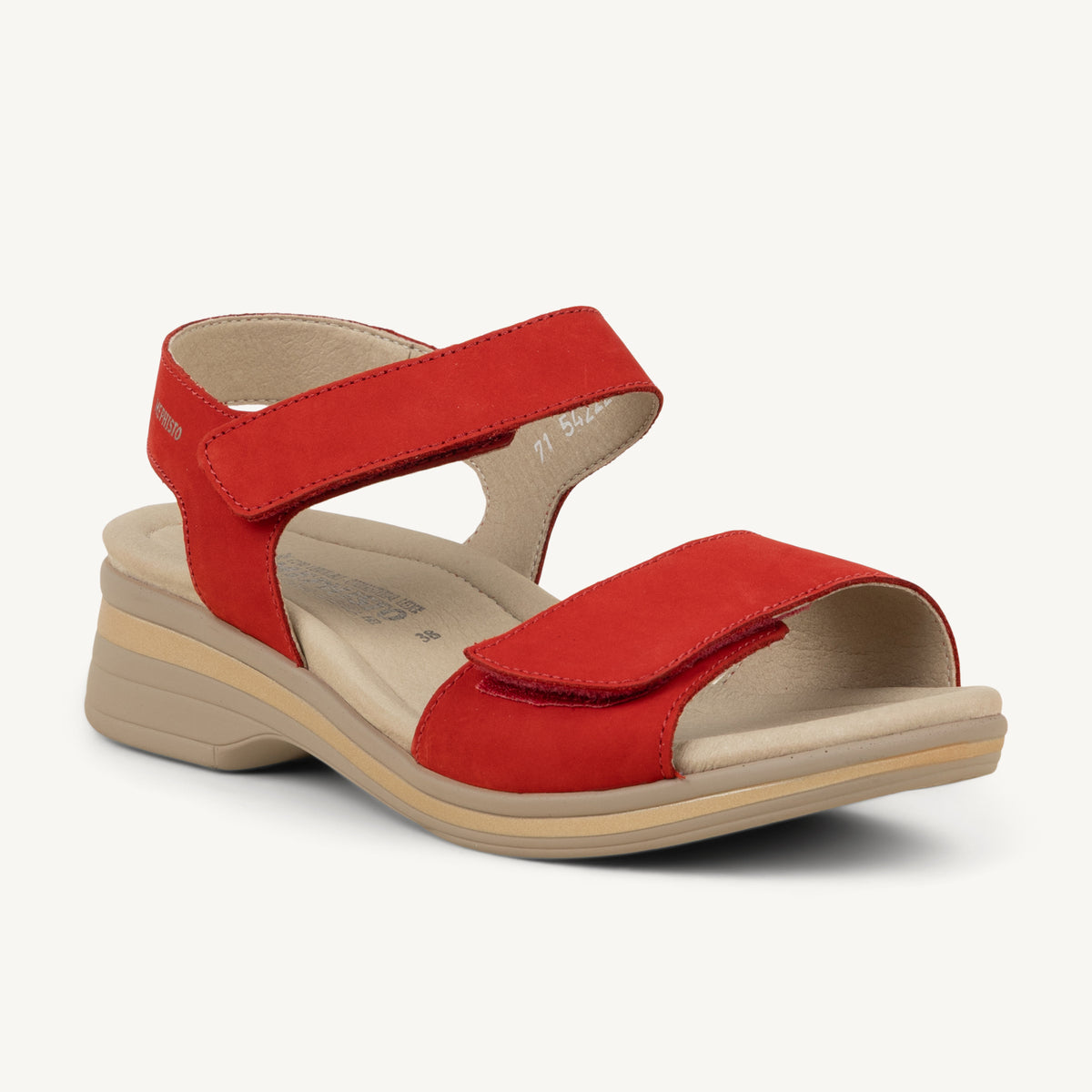 Sandales Femme MEPHISTO FLORALINE Rouge
