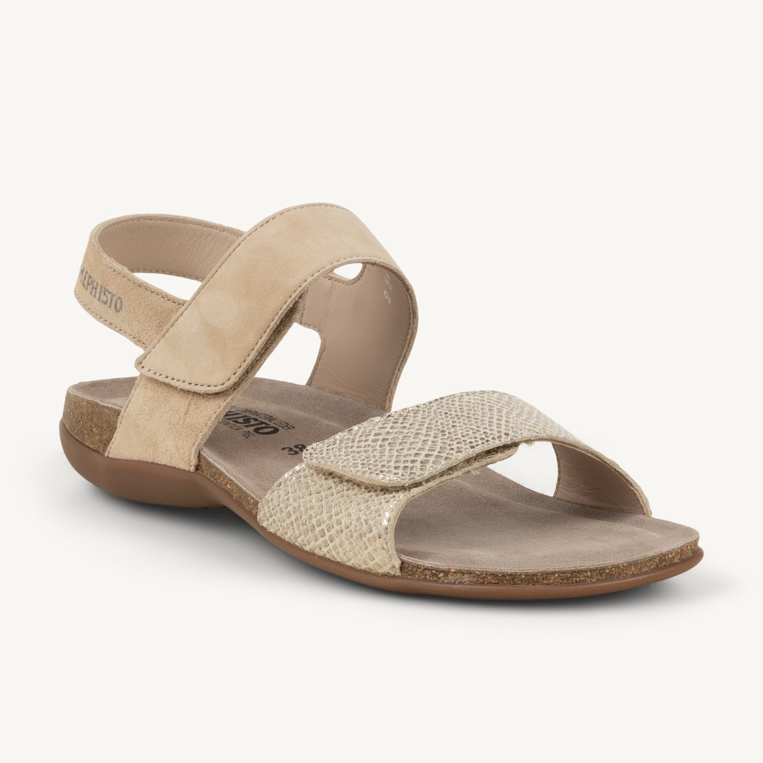 Sandales Femme MEPHISTO AGAVE Or/Bronze