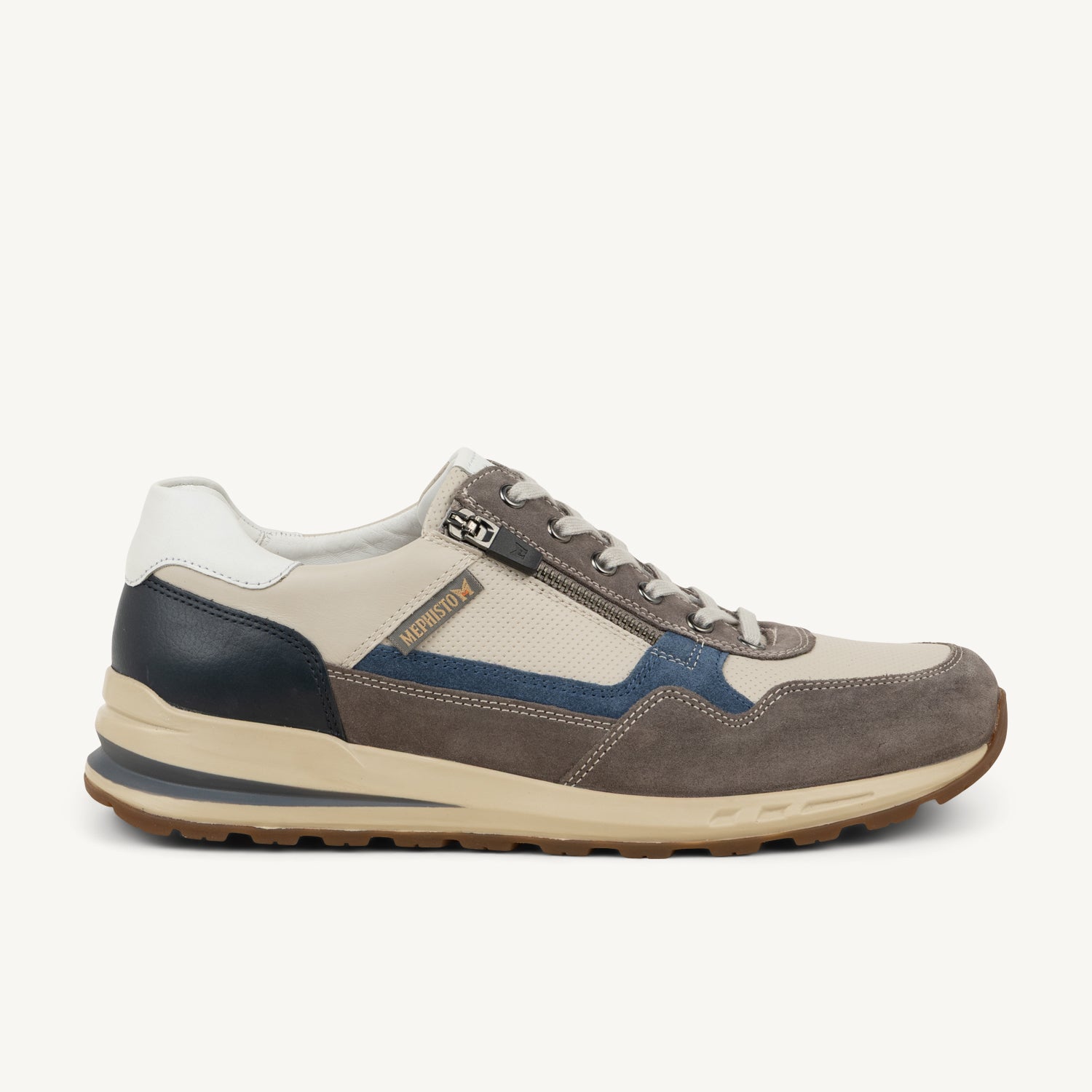 Baskets Homme MEPHISTO BRADLEY Gris