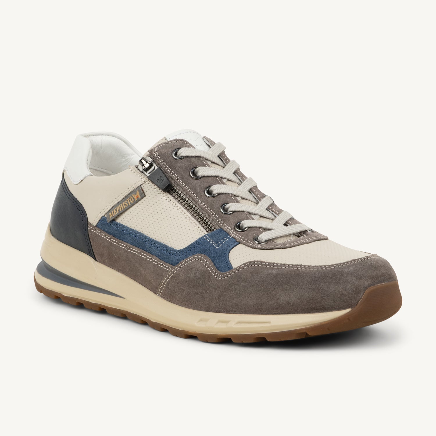 Baskets Homme MEPHISTO BRADLEY Gris