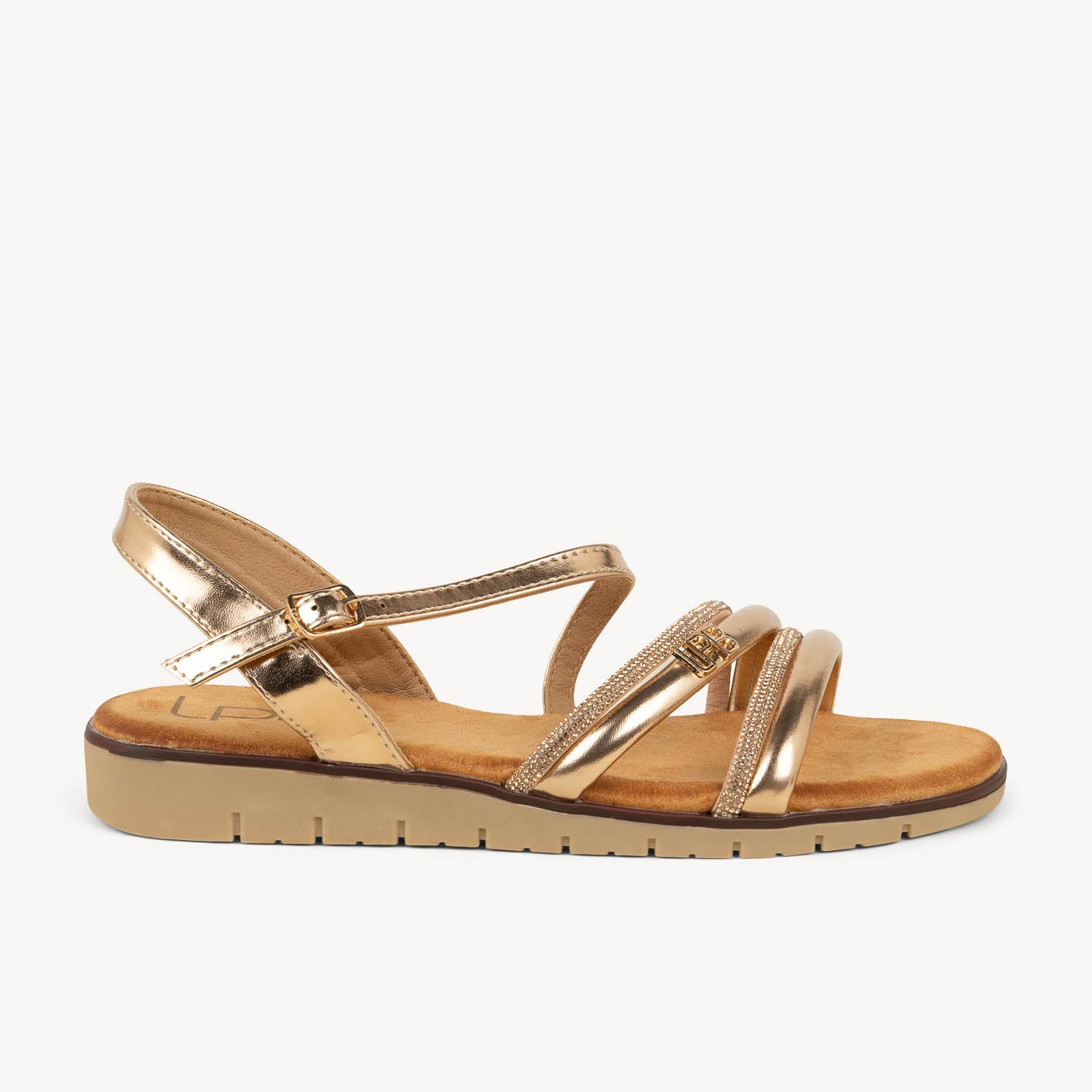 Sandales Femme LES PETITES BOMBES NORANE Or/Bronze