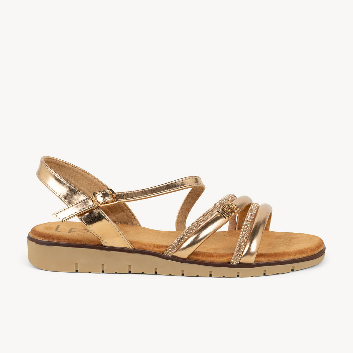 Sandales Femme LES PETITES BOMBES NORANE Or/Bronze