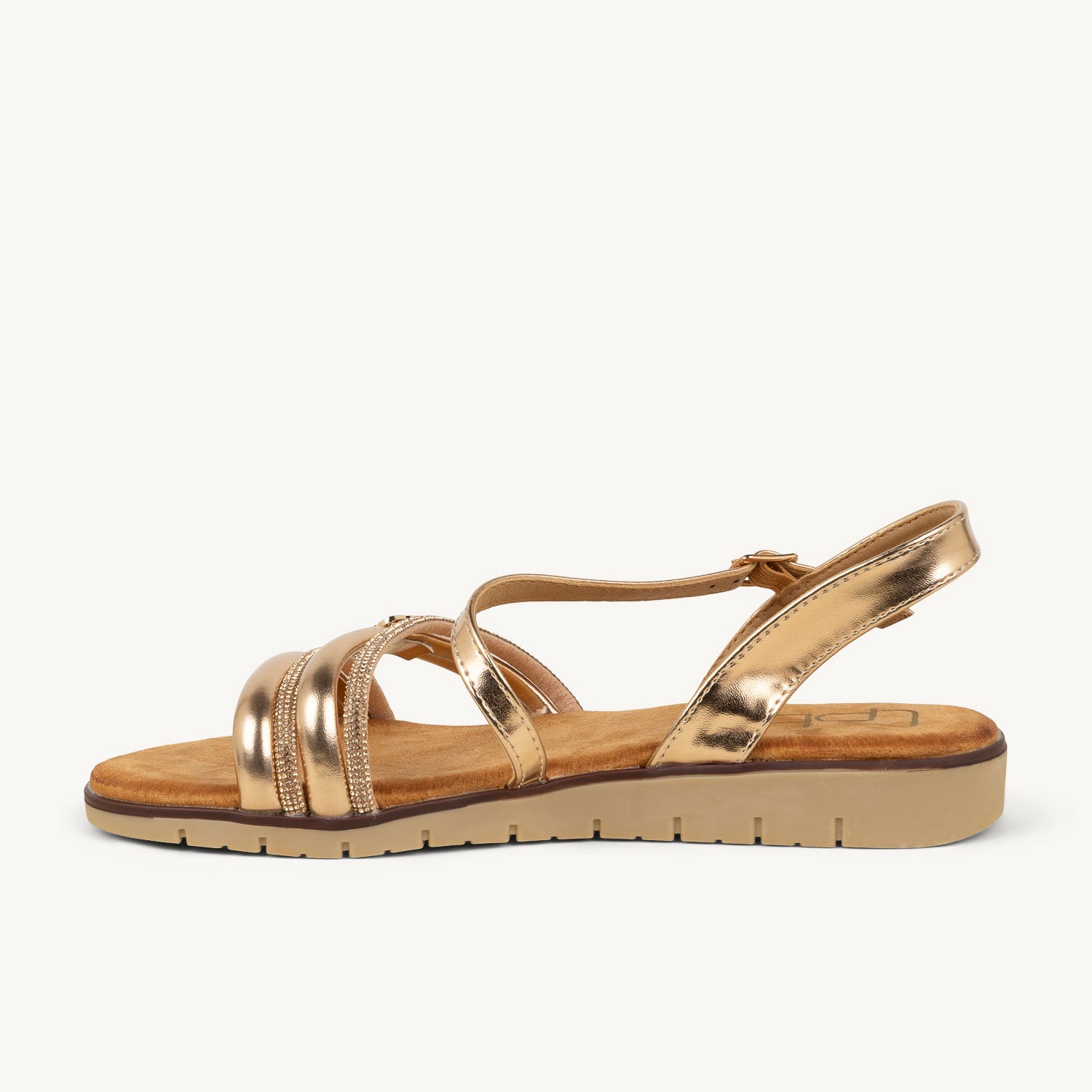 Sandales Femme LES PETITES BOMBES NORANE Or/Bronze