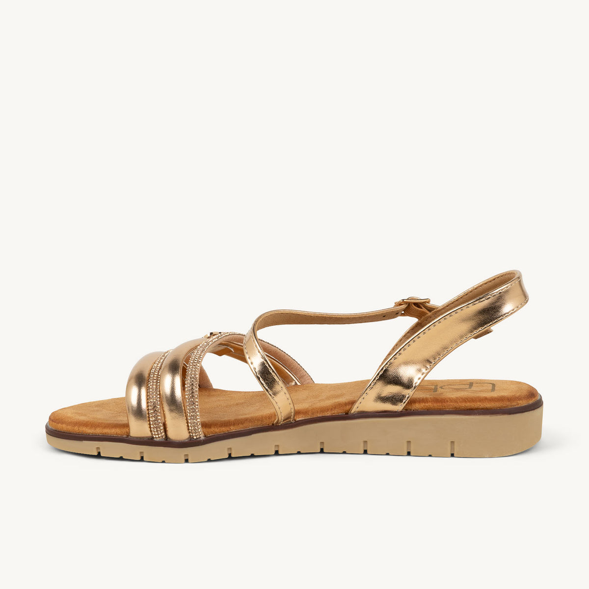 Sandales Femme LES PETITES BOMBES NORANE Or/Bronze