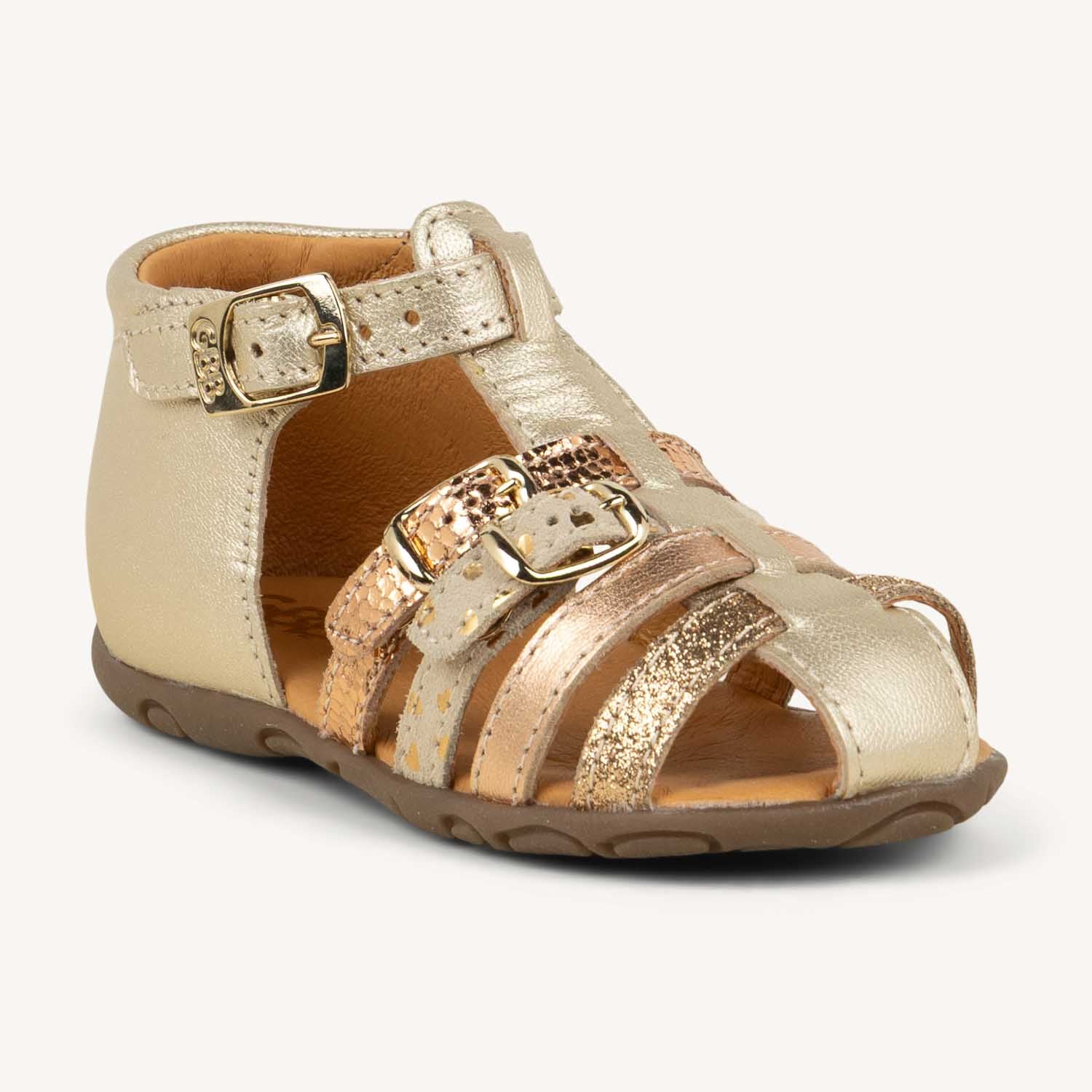 Sandales Enfant GBB RIVIERA Or/Bronze