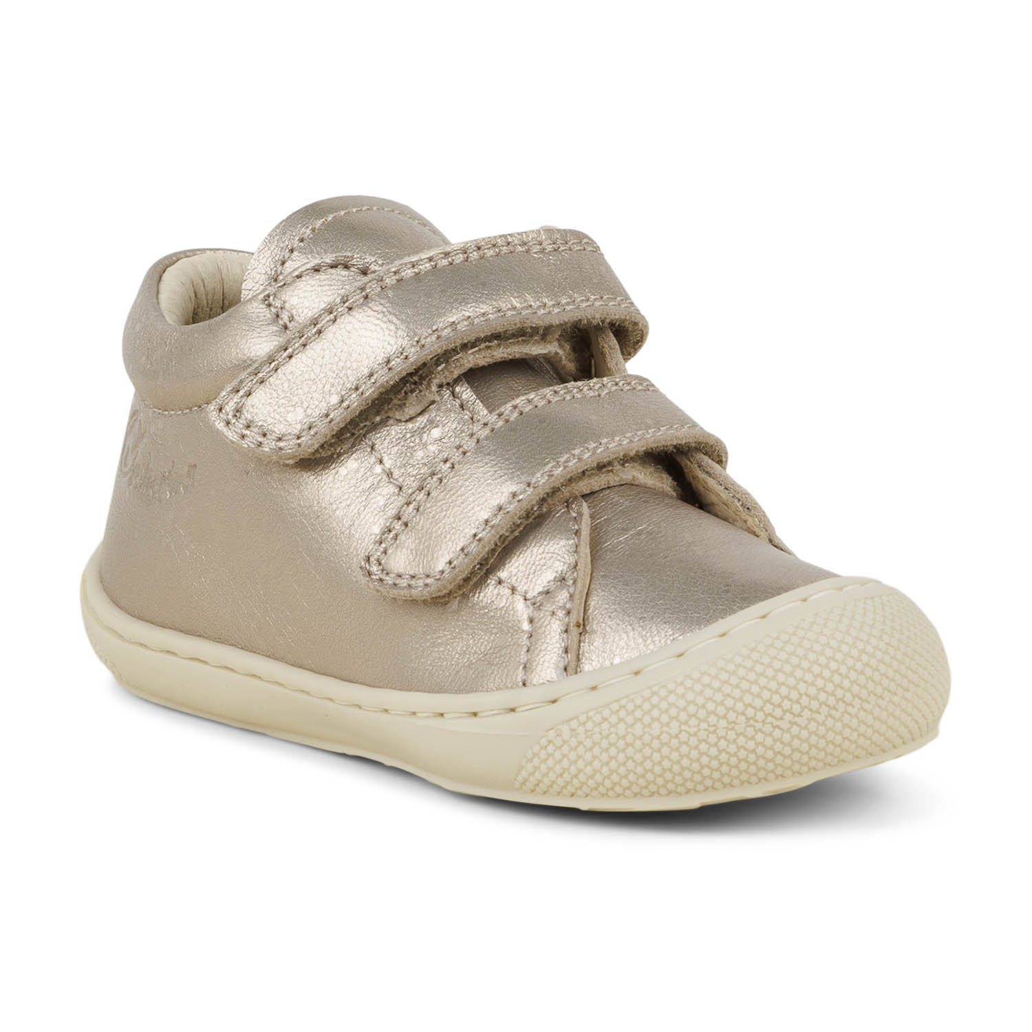 Chaussures montantes Enfant NATURINO COCOON VELCRO Or/Bronze