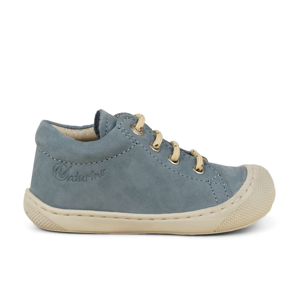 Chaussures montantes Enfant NATURINO COCOON NABUK Bleu