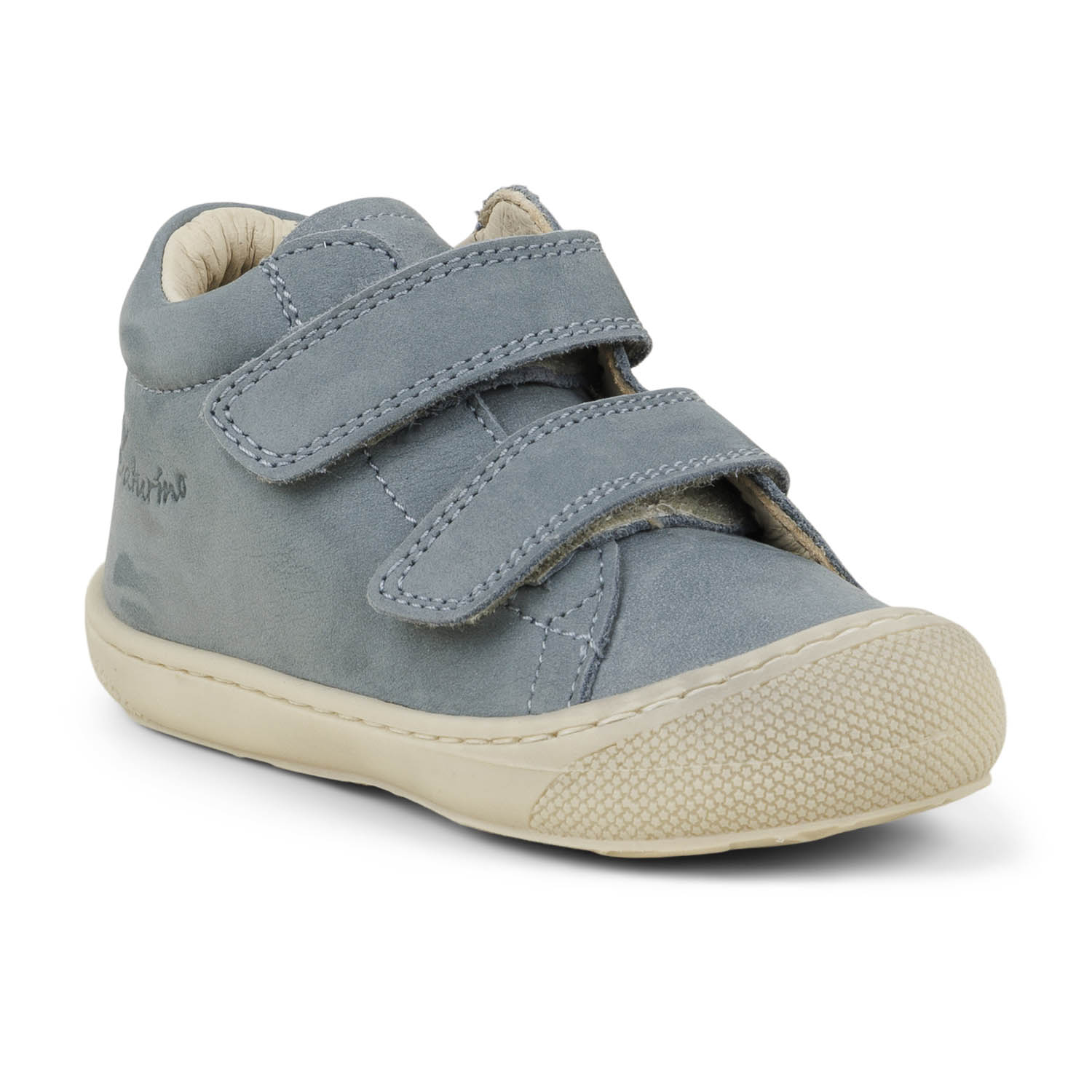 Chaussures montantes Enfant NATURINO COCOON NABUK VELCRO Bleu