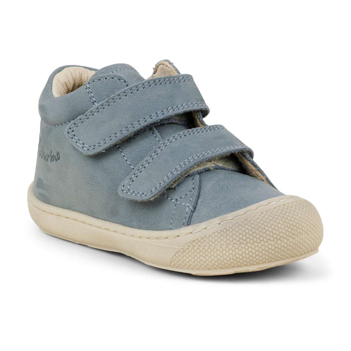 Chaussures montantes Enfant NATURINO COCOON NABUK VELCRO Bleu