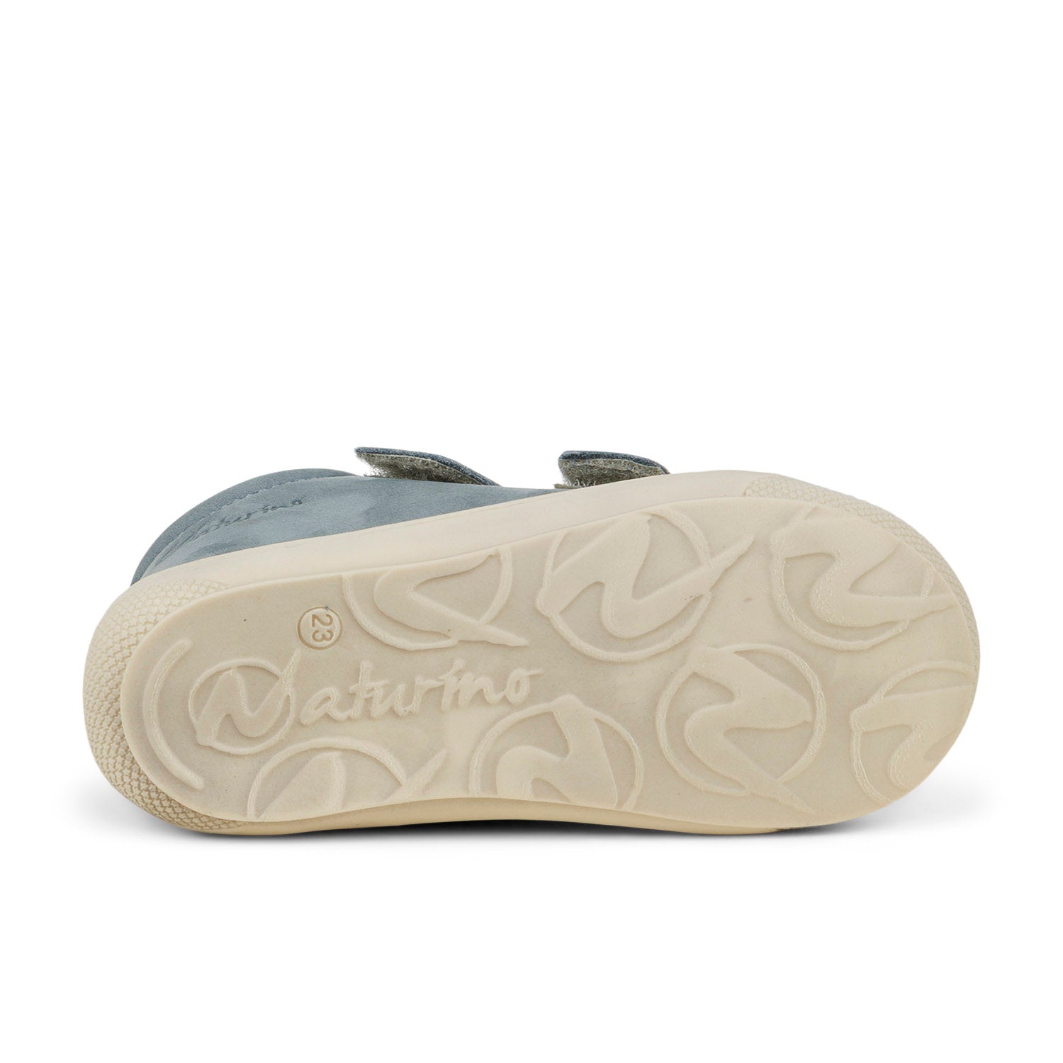 Chaussures montantes Enfant NATURINO COCOON NABUK VELCRO Bleu