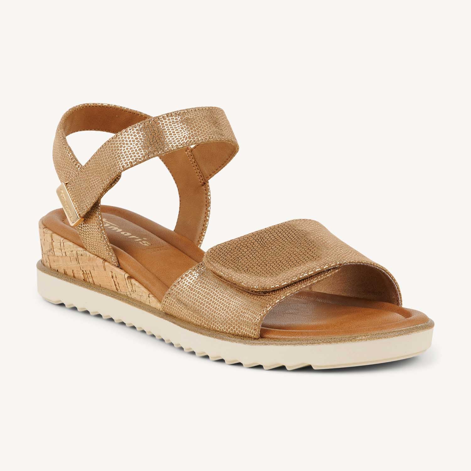 Sandales Femme TAMARIS 28118 - TAVELCRY Or/Bronze