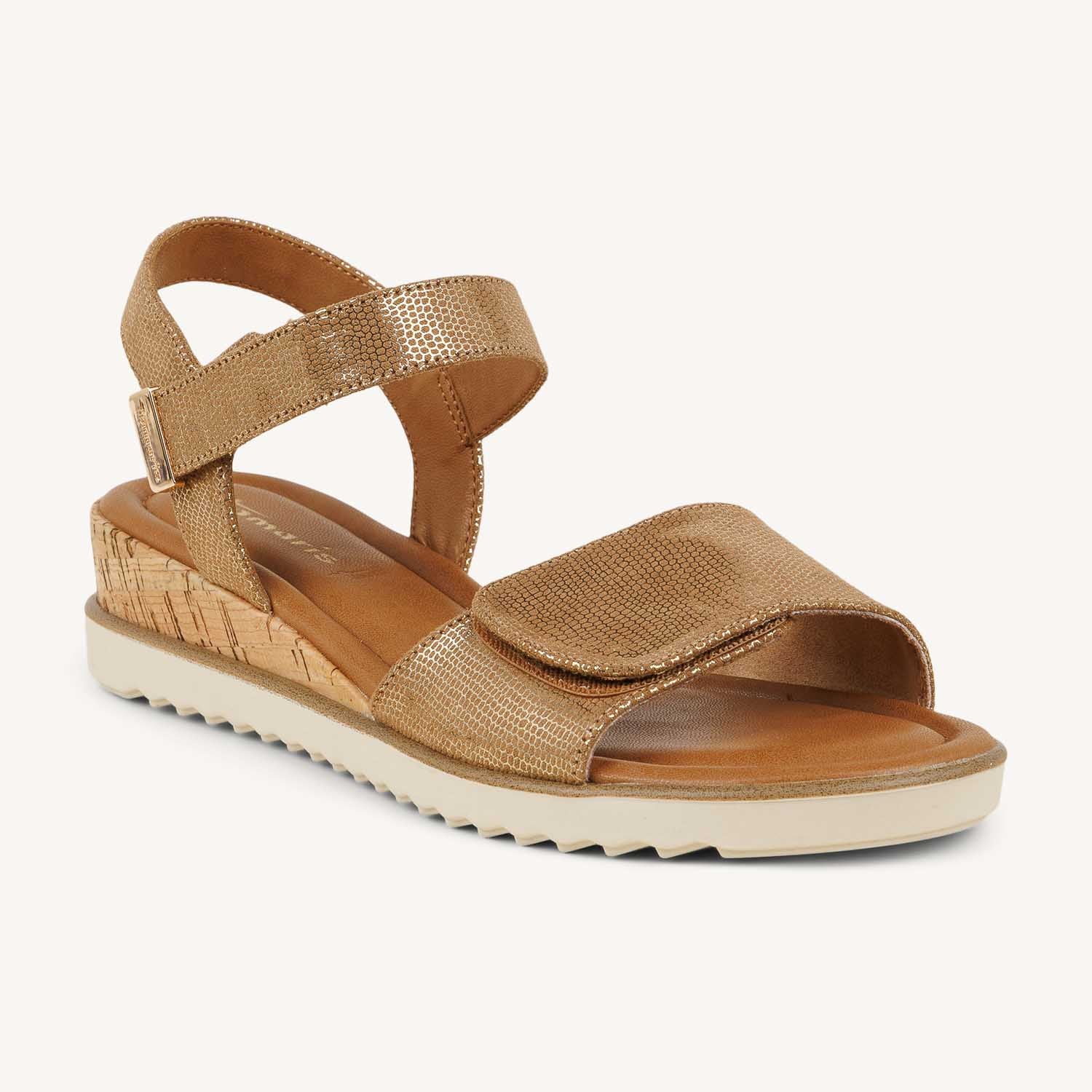 Sandales Femme TAMARIS 28118 - TAVELCRY Or/Bronze