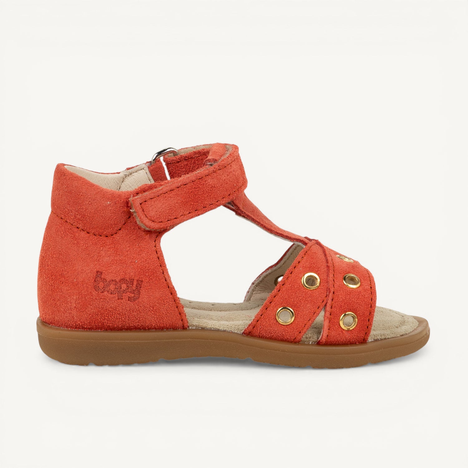 Sandales Enfant BOPY RESINETTE Rouge