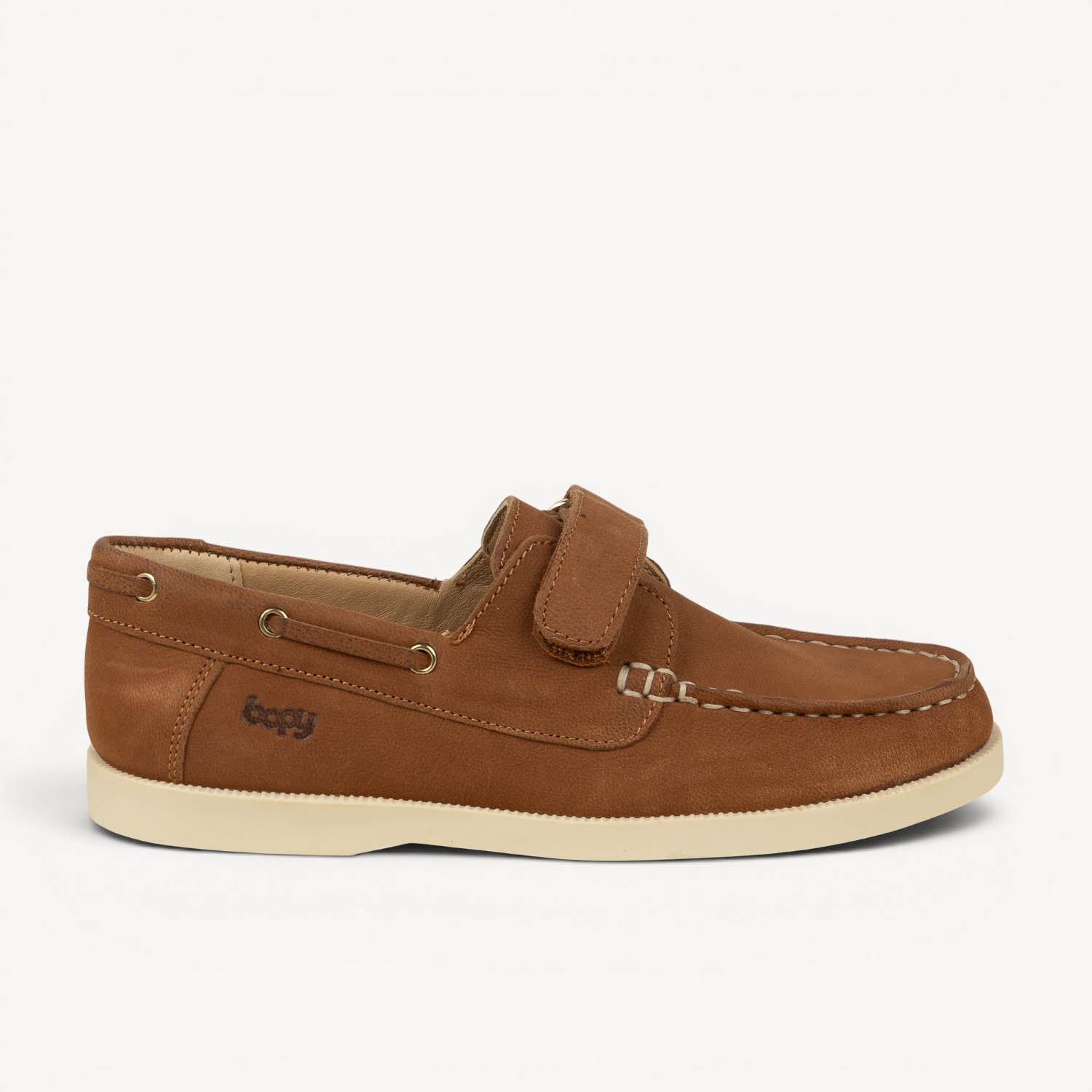 Chaussures Bateau Enfant BOPY DELTAVEL Marron