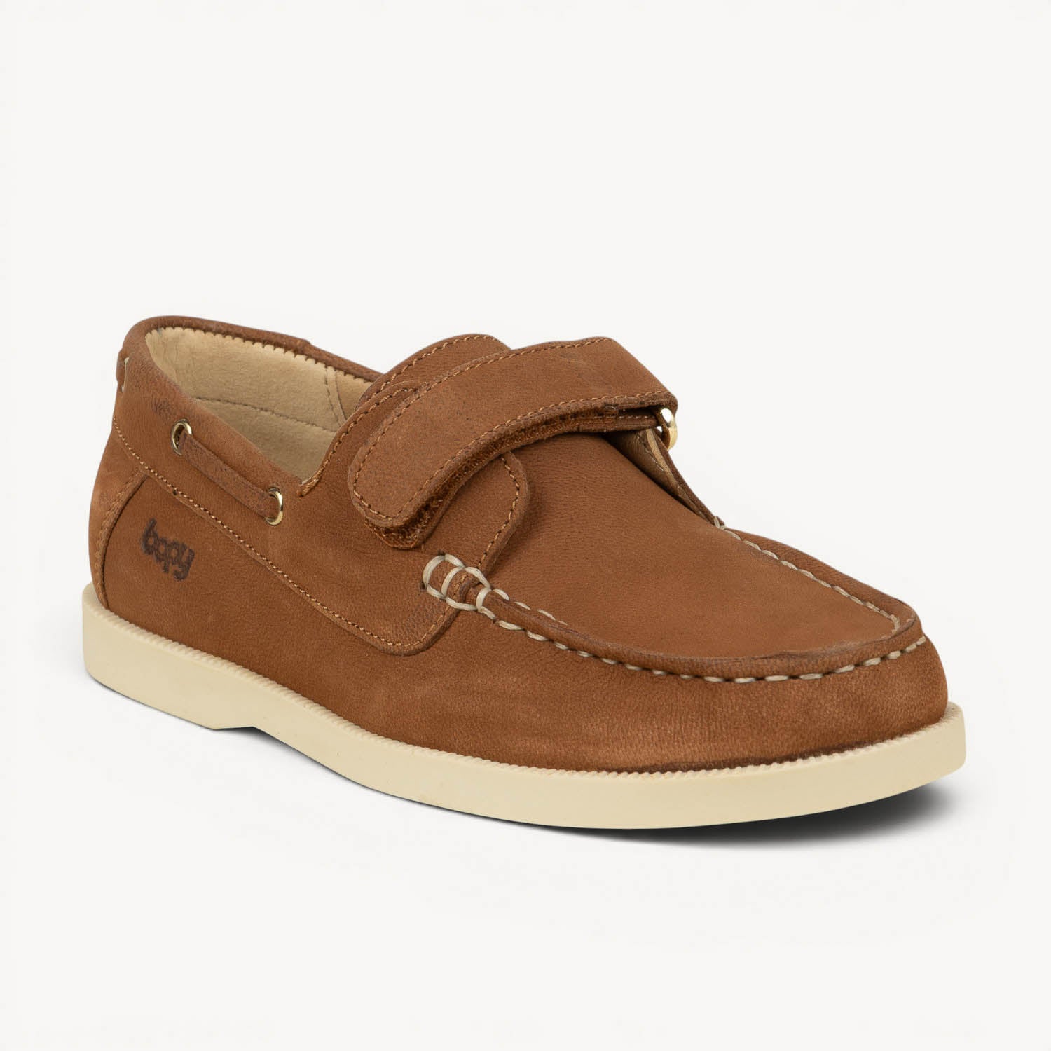 Chaussures Bateau Enfant BOPY DELTAVEL Marron