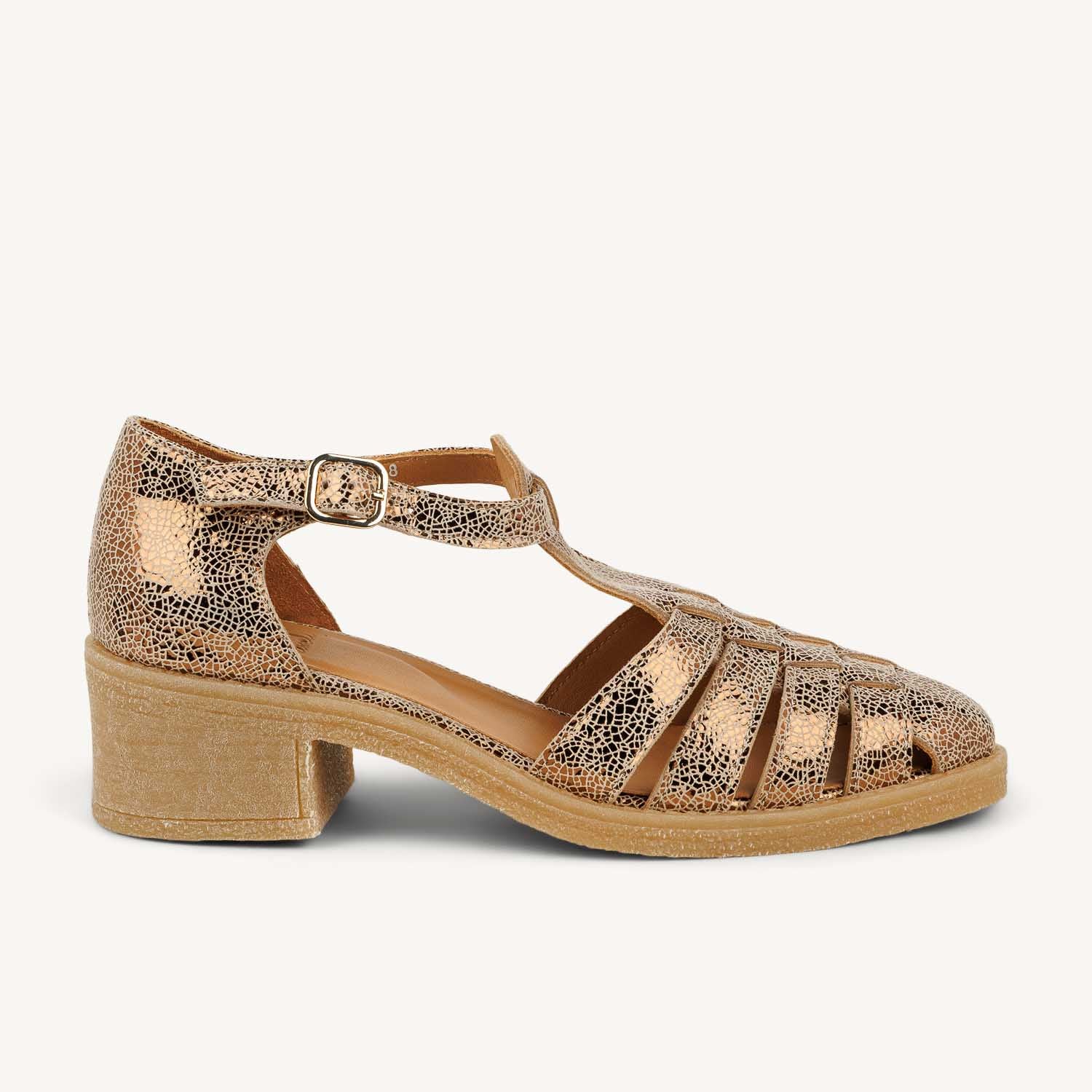 Sandales Femme ALIWELL DOLORES Or/Bronze