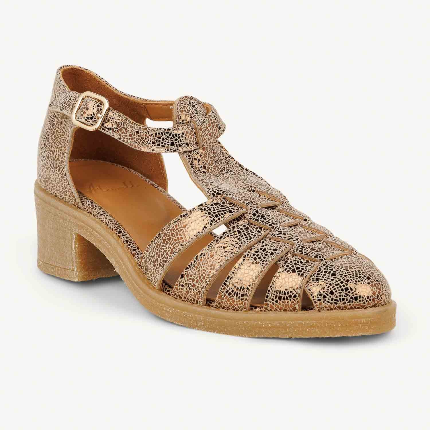 Sandales Femme ALIWELL DOLORES Or/Bronze