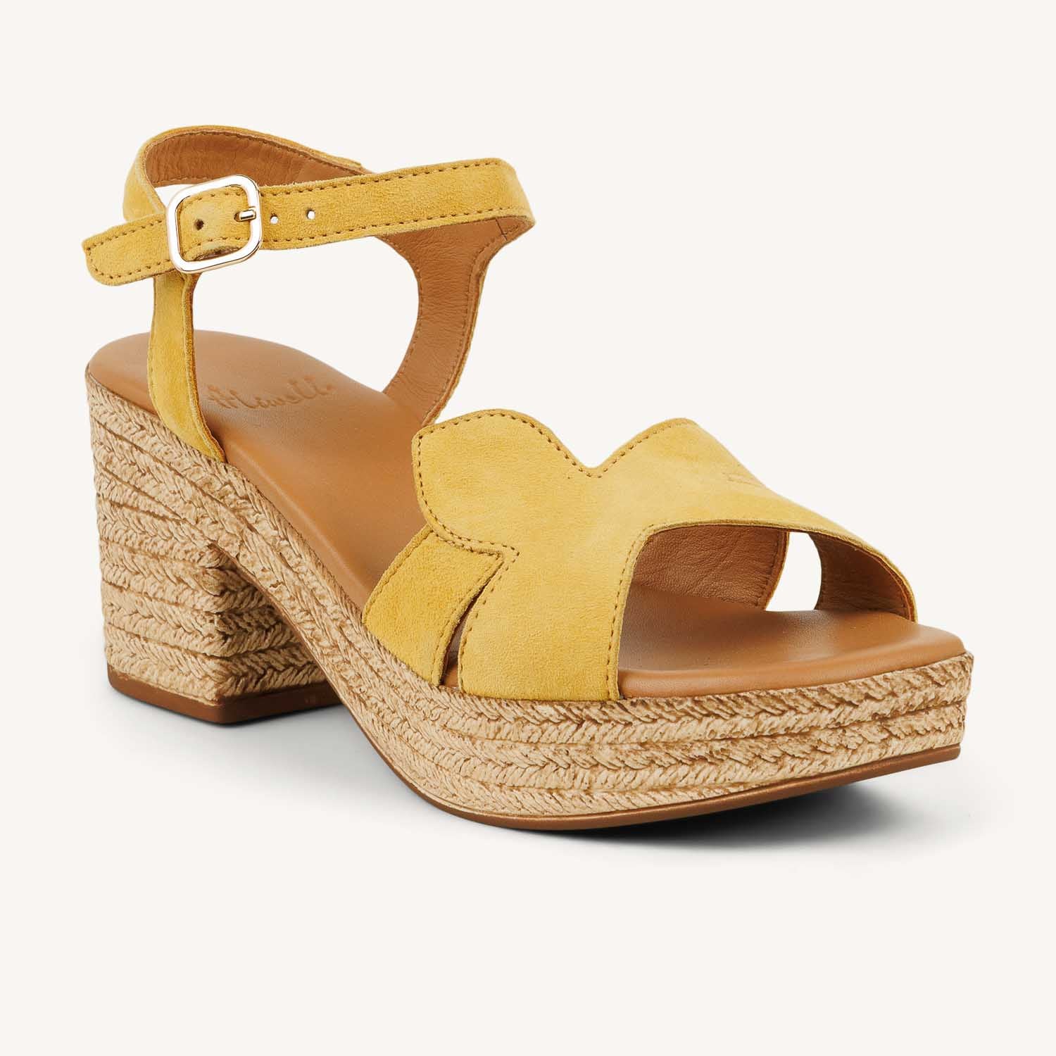 Sandales Femme ALIWELL TANGRAM Jaune