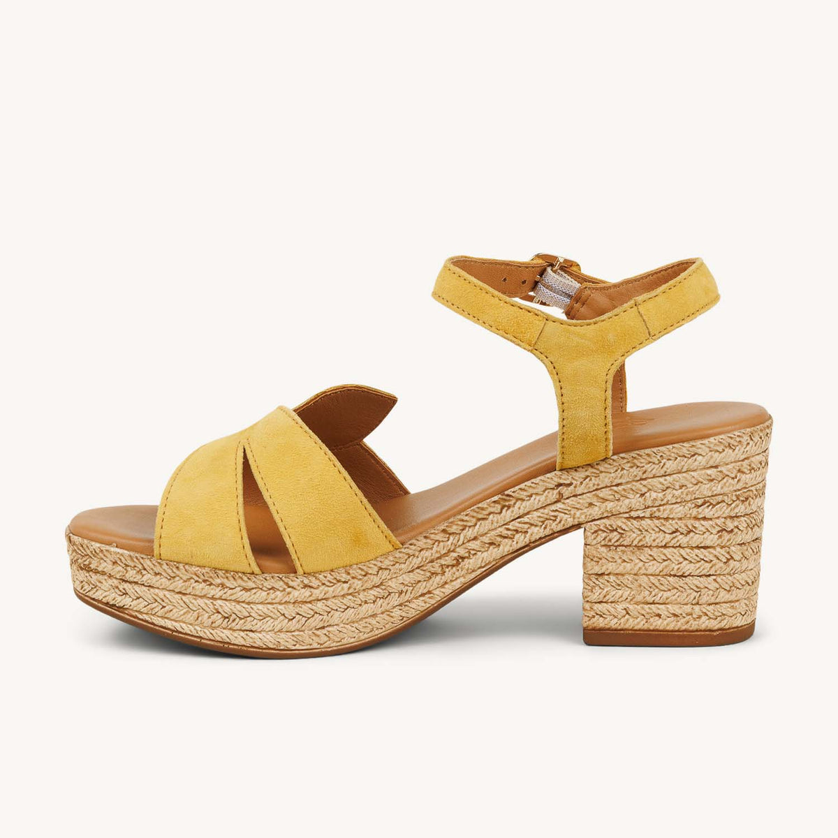 Sandales Femme ALIWELL TANGRAM Jaune