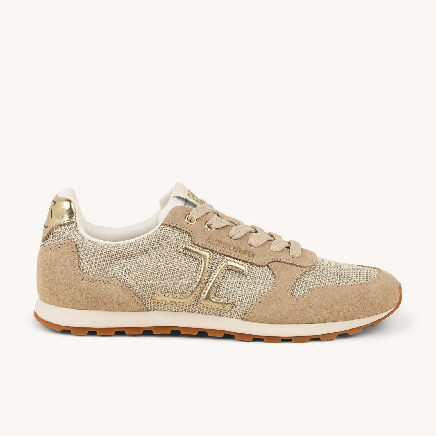 Baskets Femme CANDICE COOPER PLUME Beige