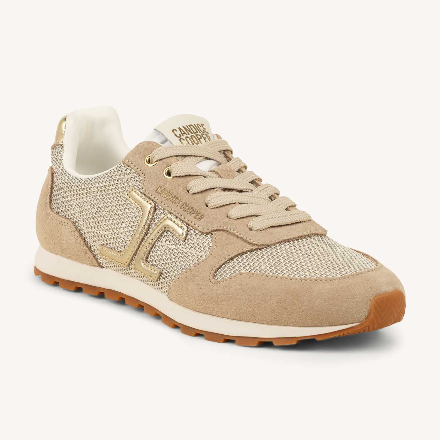 Baskets Femme CANDICE COOPER PLUME Beige