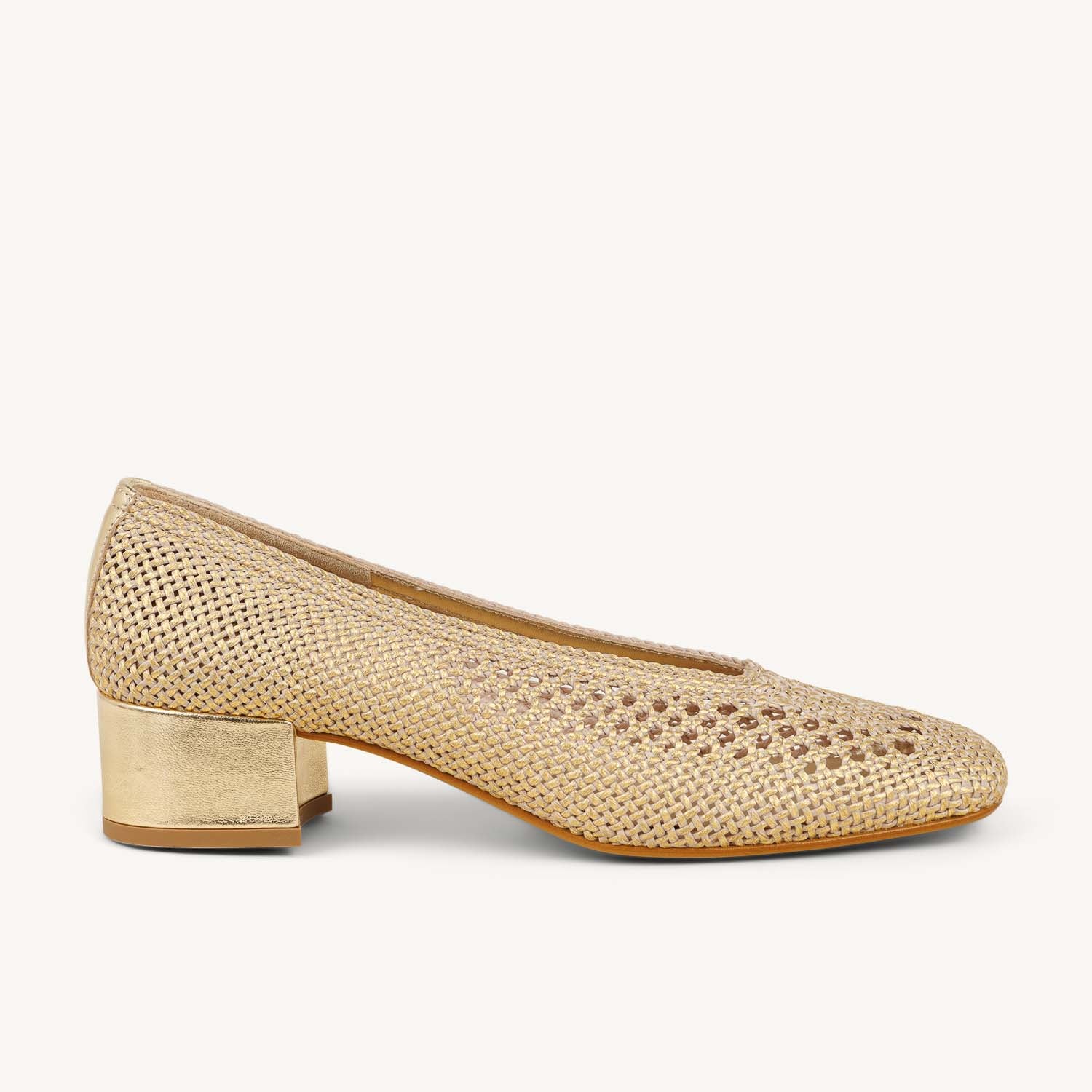 Ballerines et babies Femme REQINS RIKA Or/Bronze