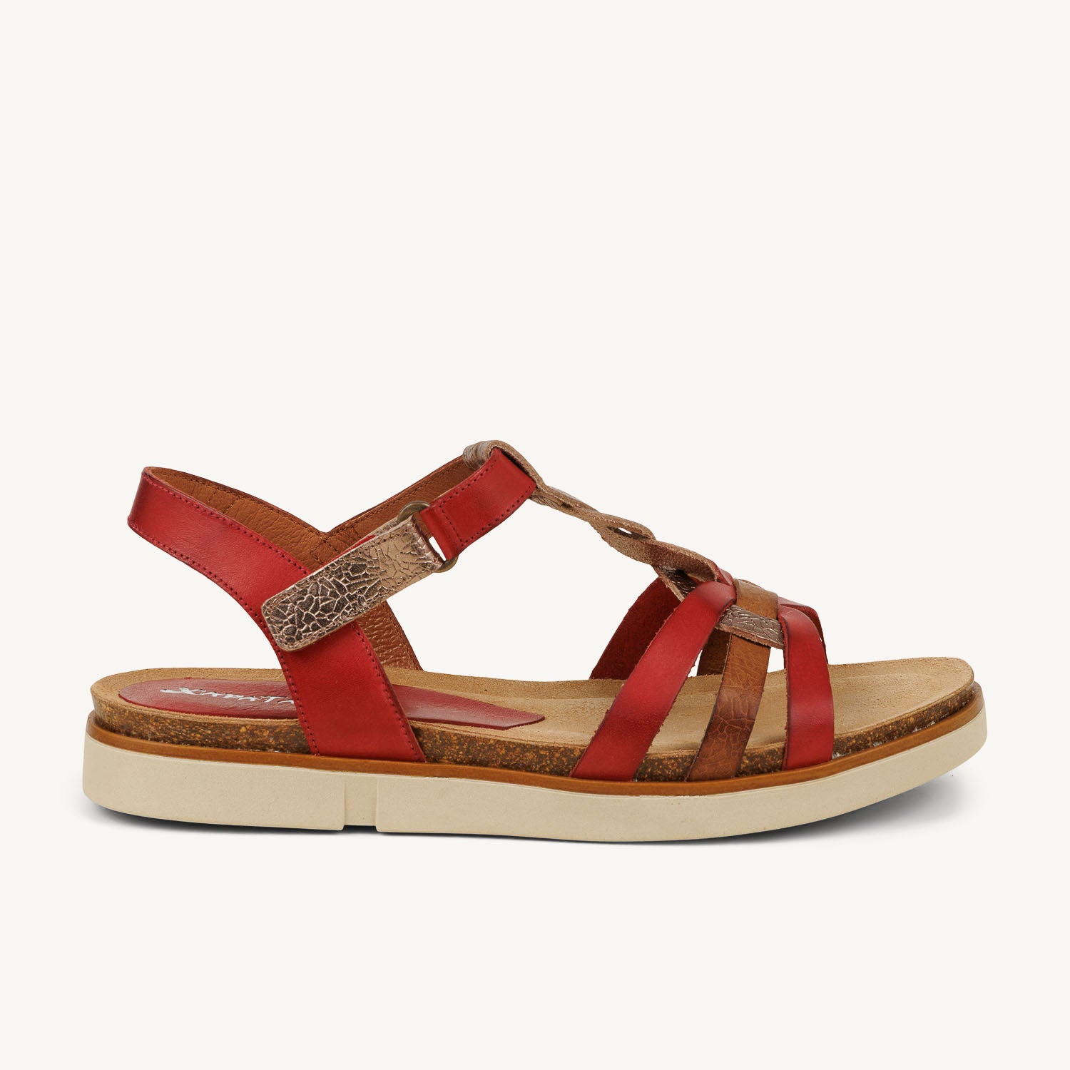 Sandales Femme XAPATAN BUFIDA Rouge