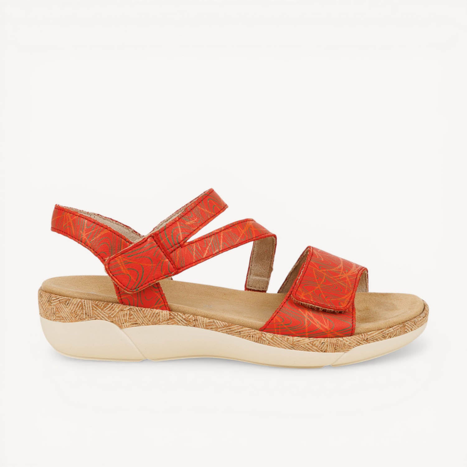 Sandales Femme REMONTE R6860 - REBIBA Rouge